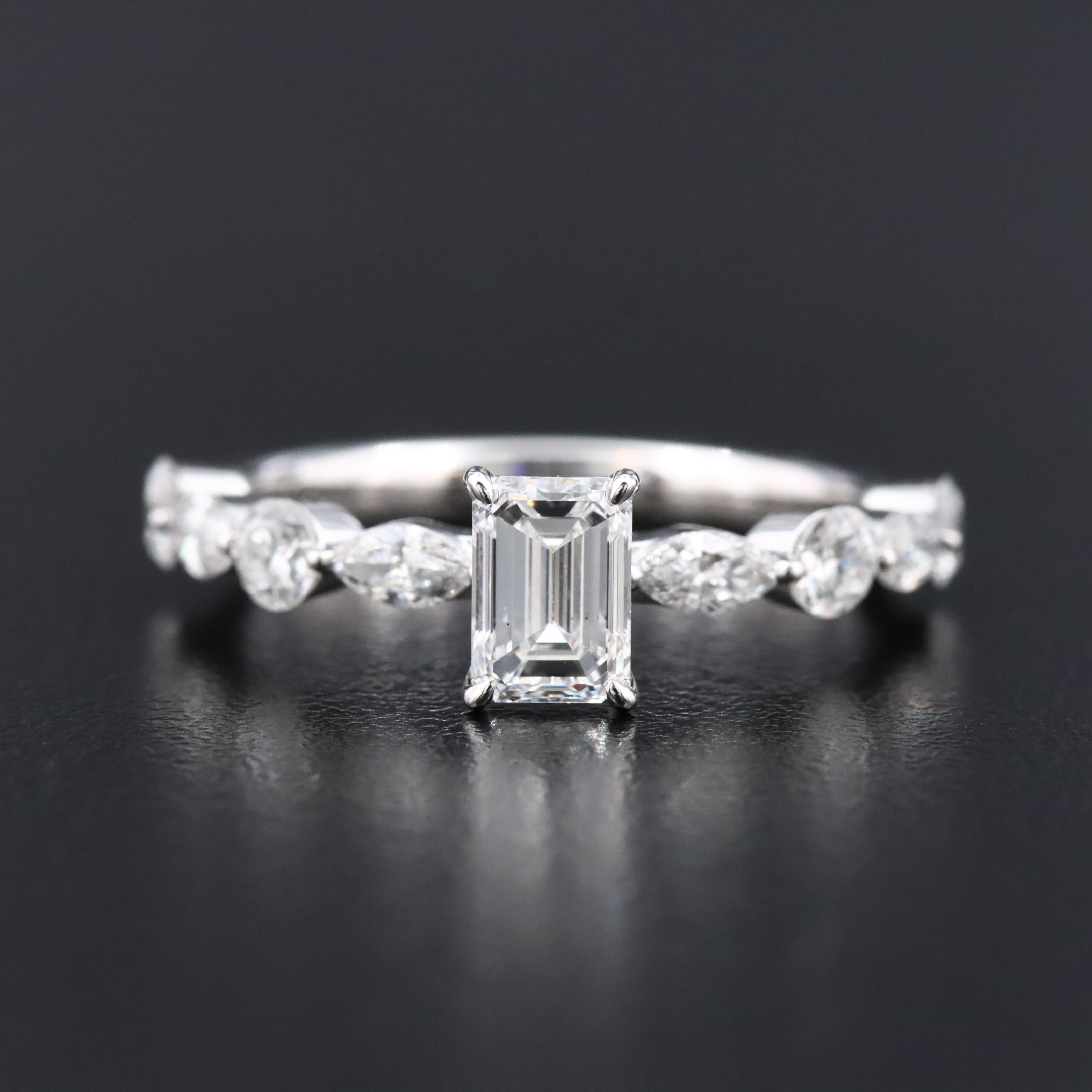 14K 1.46 CTW Lab Grown Diamond Ring