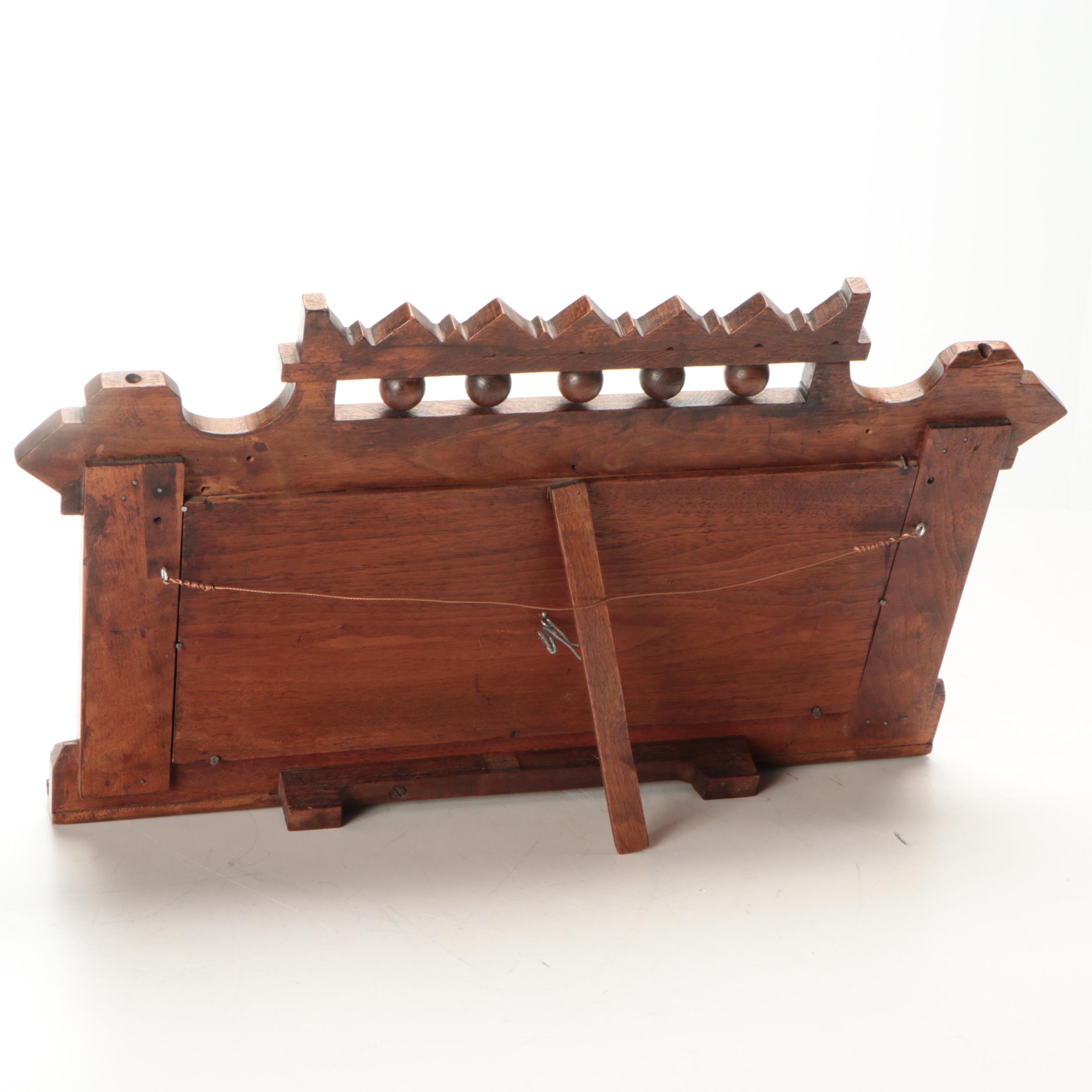 Victorian Style Wood Book Stand