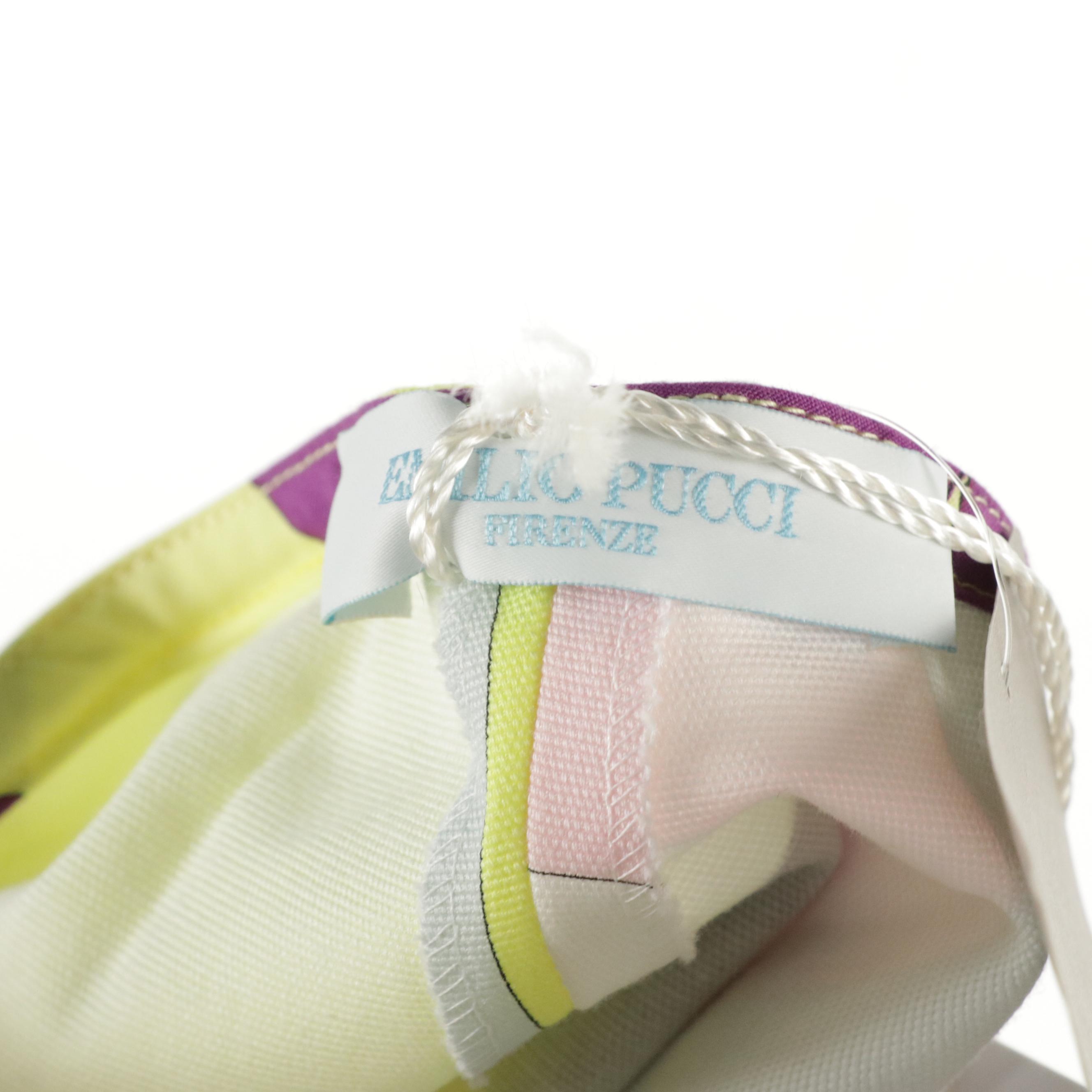 Emilio Pucci Multicolor Printed Capri Pants with Tags