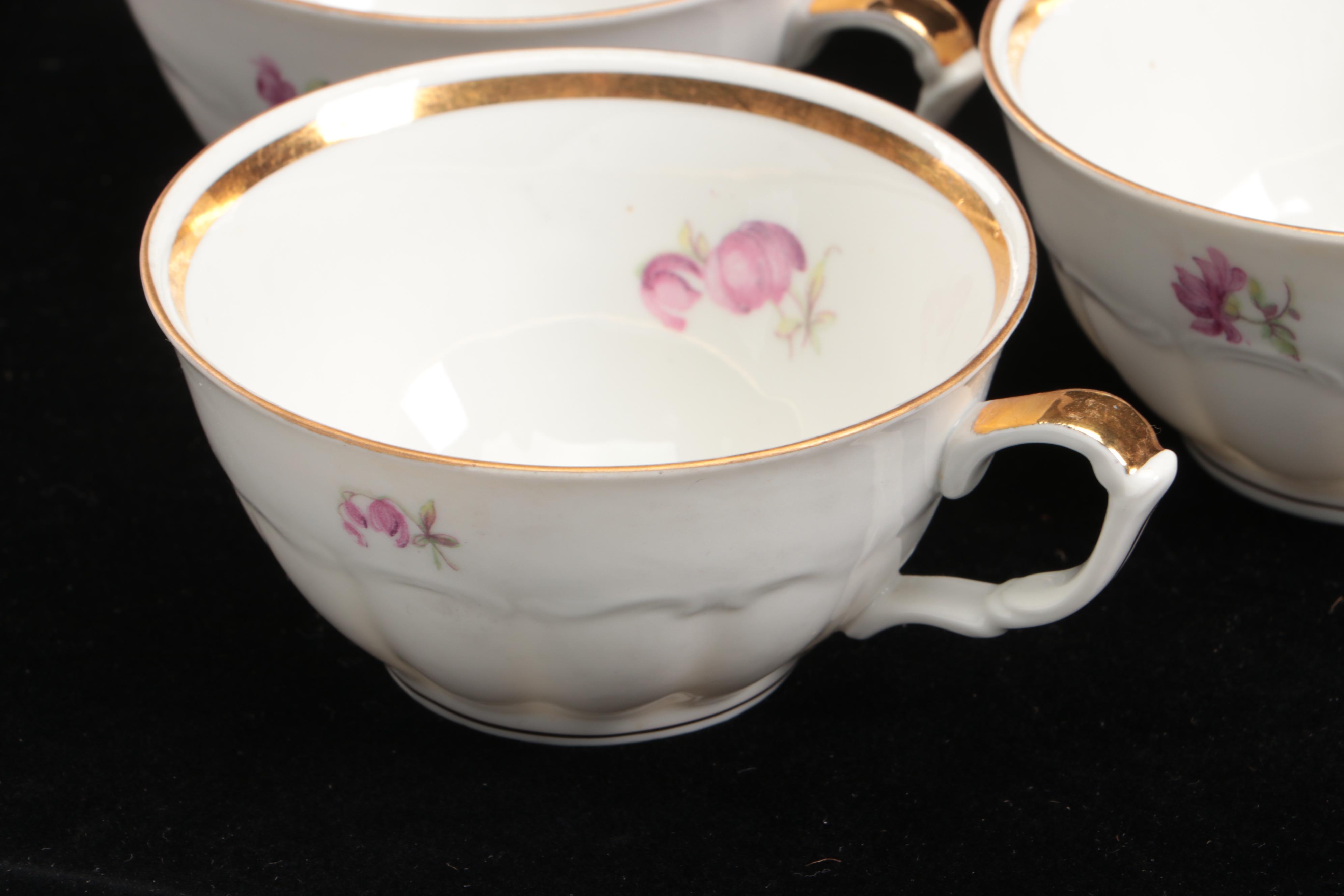 Limoges with Other Floral Pattern Tableware