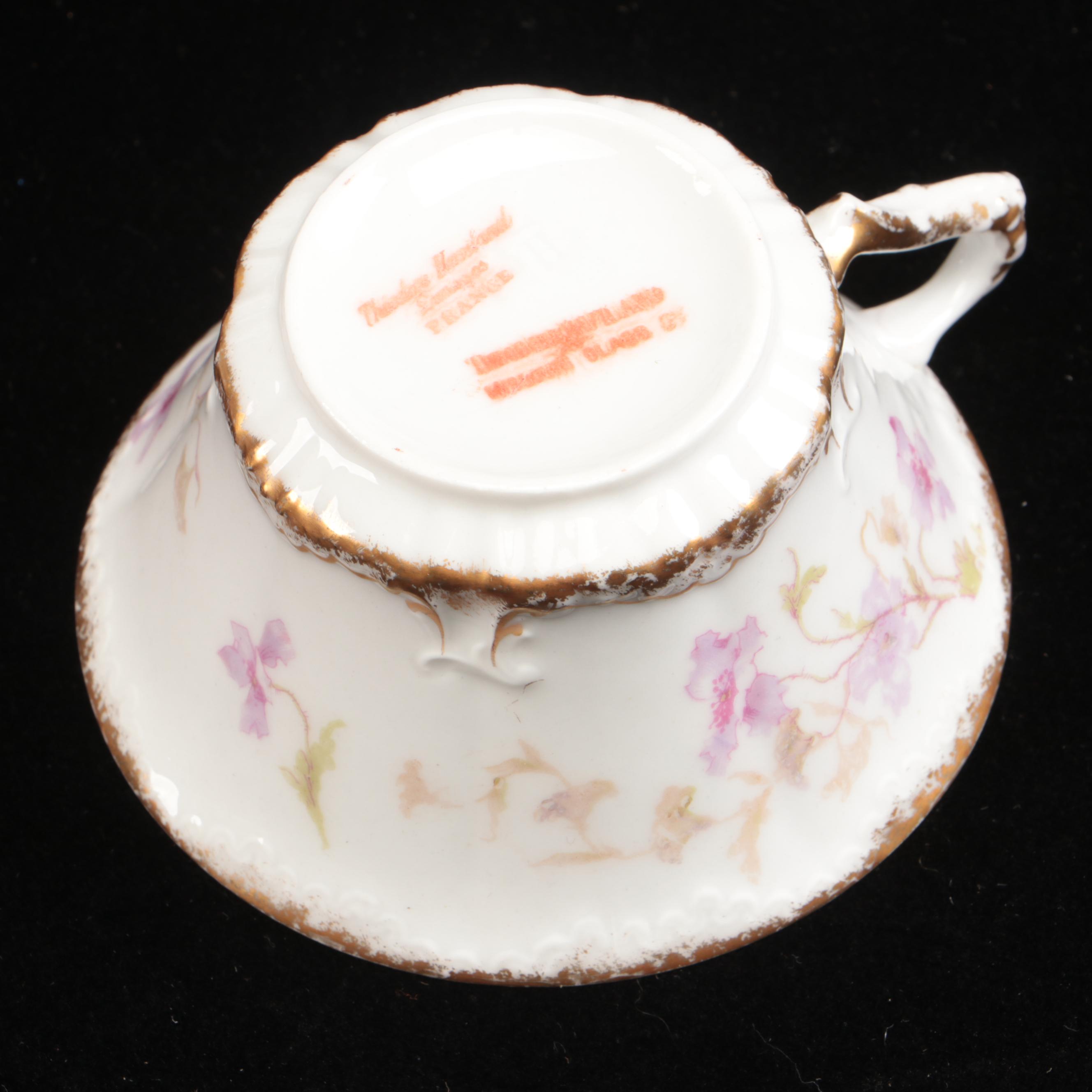 Limoges with Other Floral Pattern Tableware