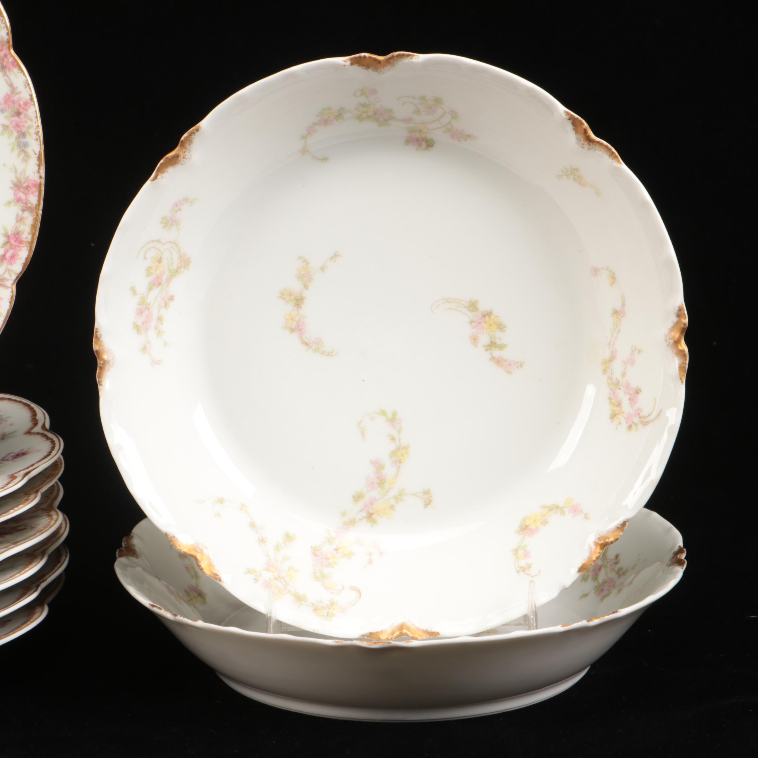 Limoges with Other Floral Pattern Tableware