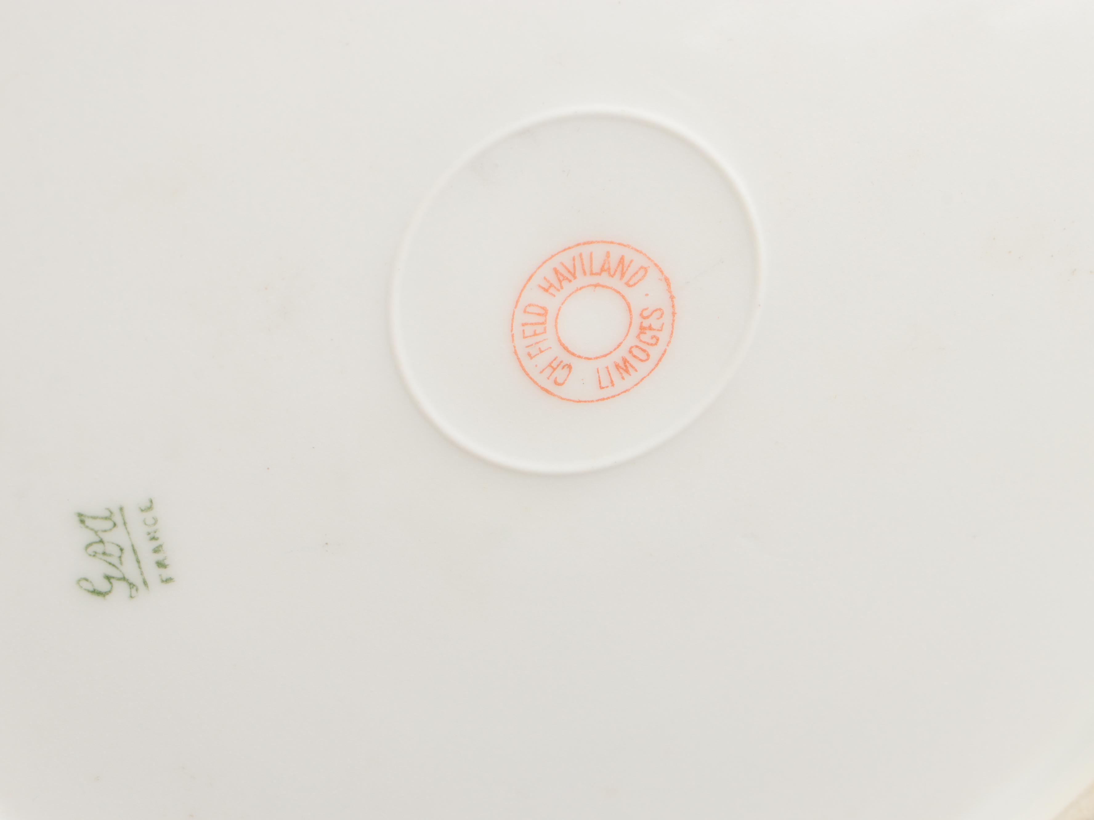 Limoges with Other Floral Pattern Tableware