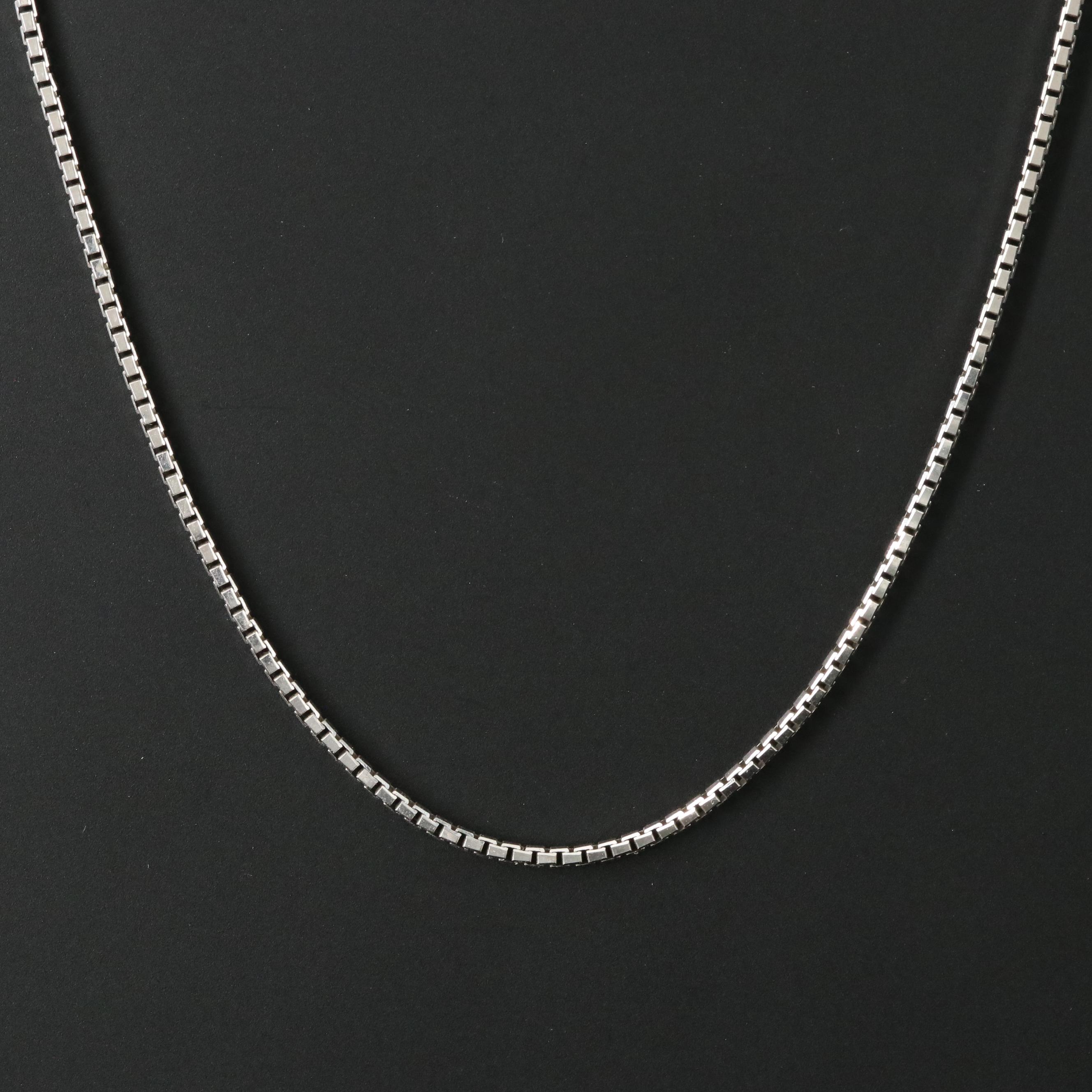 Italian 14K Box Chain Necklace