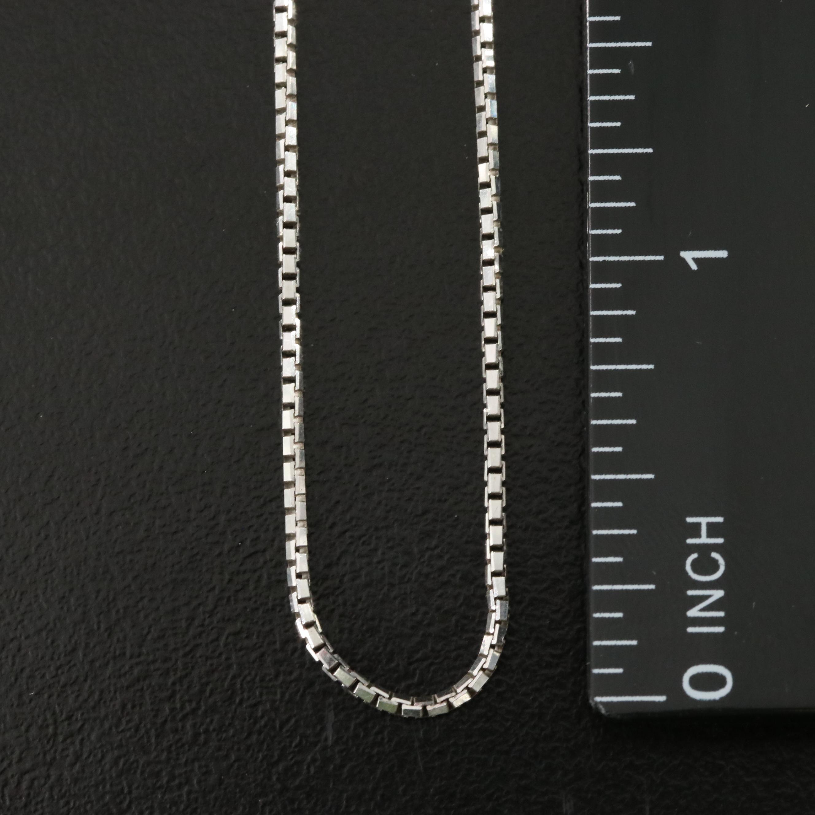 Italian 14K Box Chain Necklace