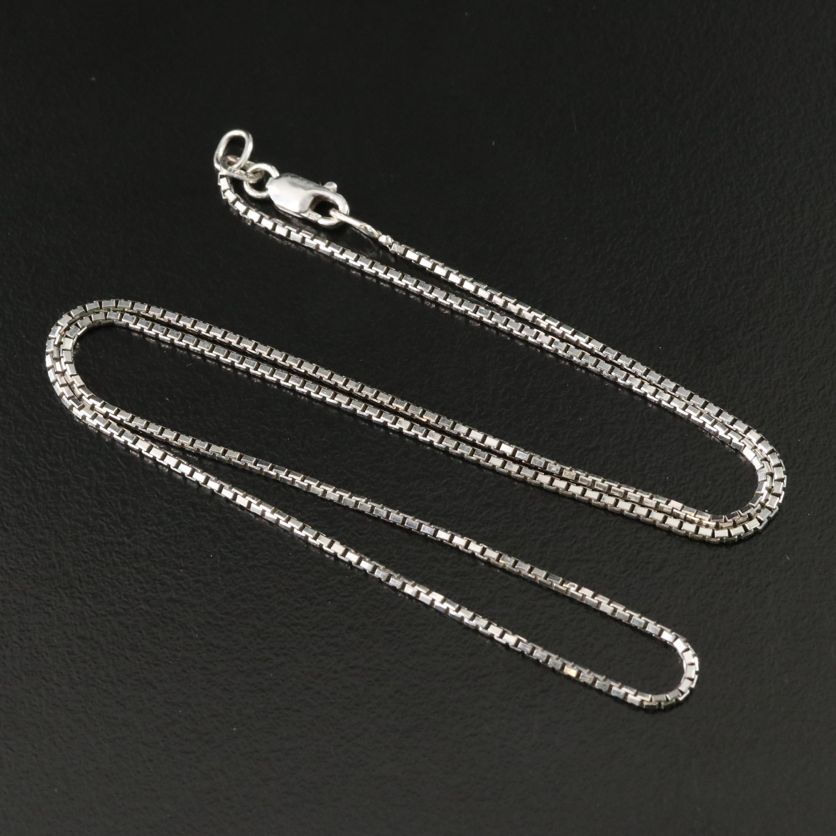 Italian 14K Box Chain Necklace