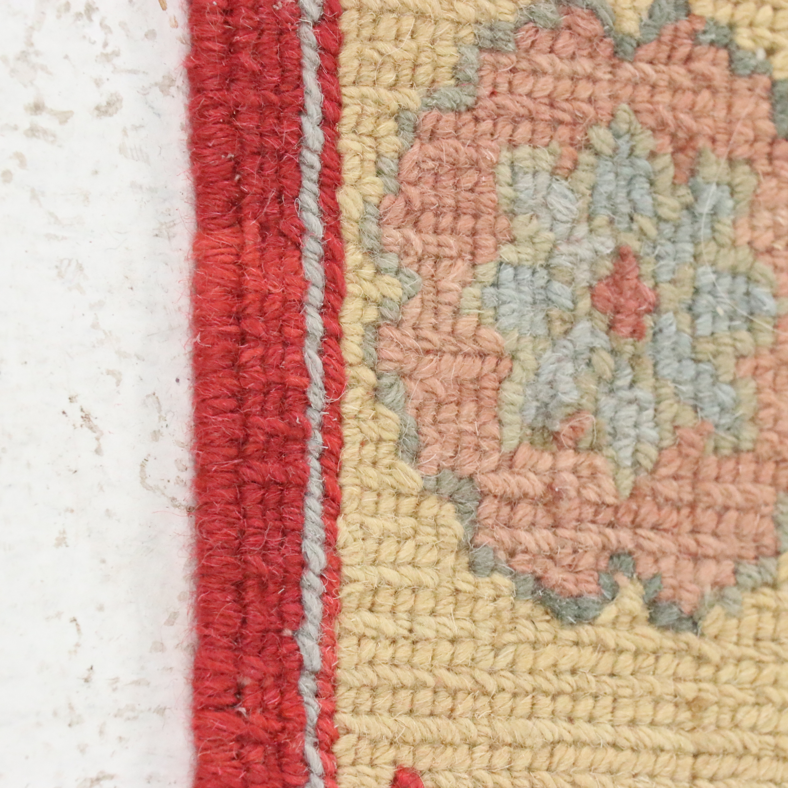 3'10 x 6'2 Handwoven Indian Soumak Area Rug