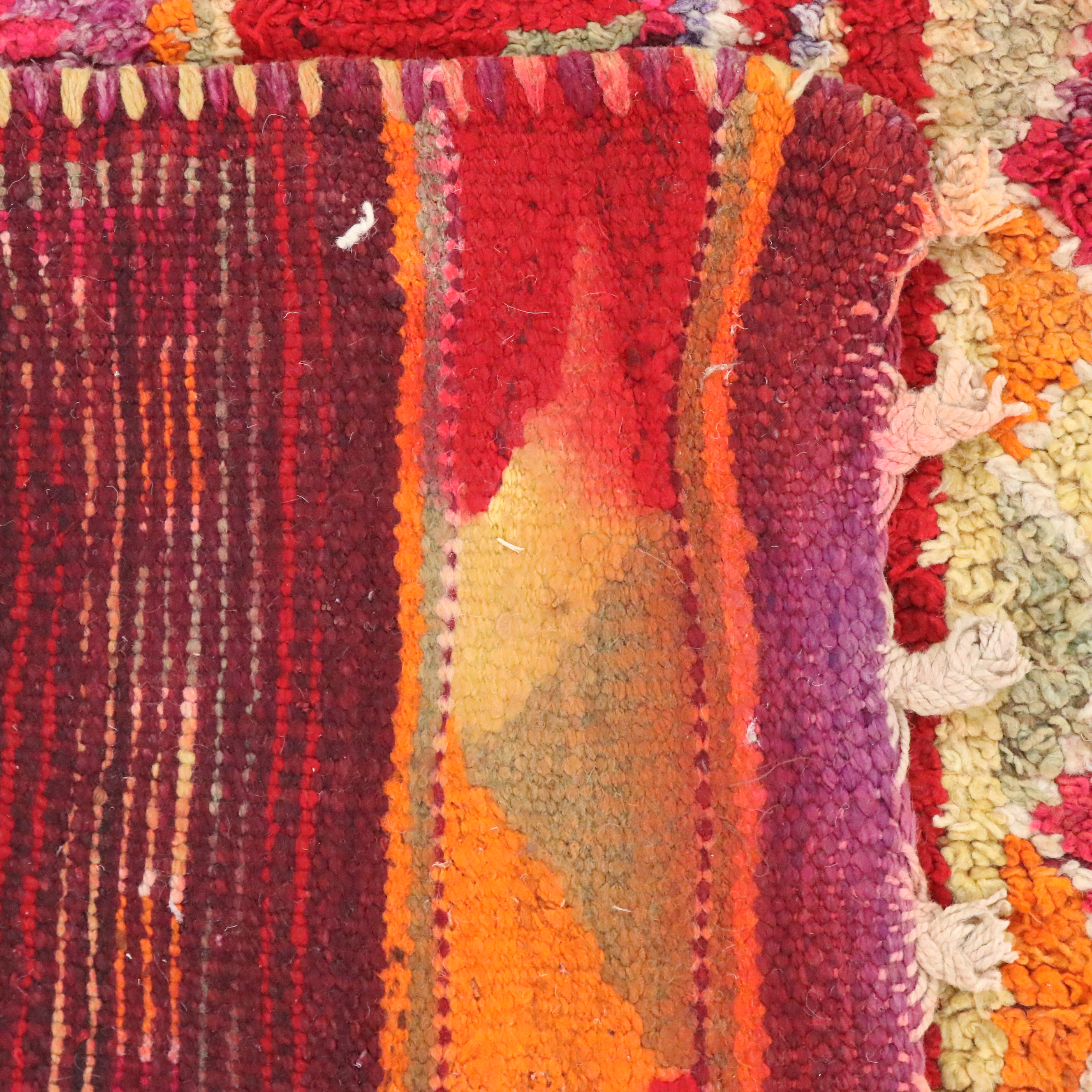 2'11 x 10' Hand-Knotted Moroccan Berber Carpet Runner