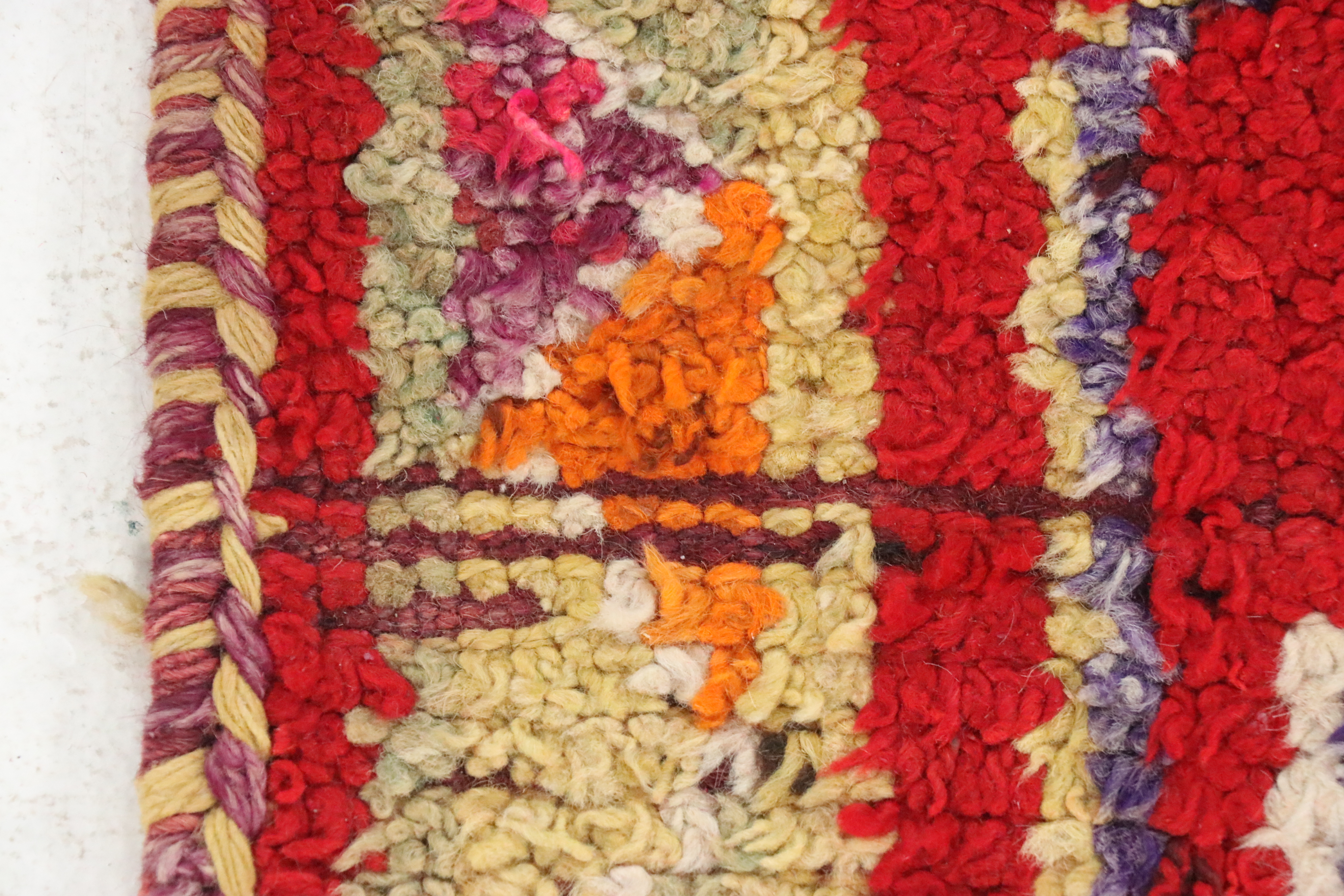 2'11 x 10' Hand-Knotted Moroccan Berber Carpet Runner