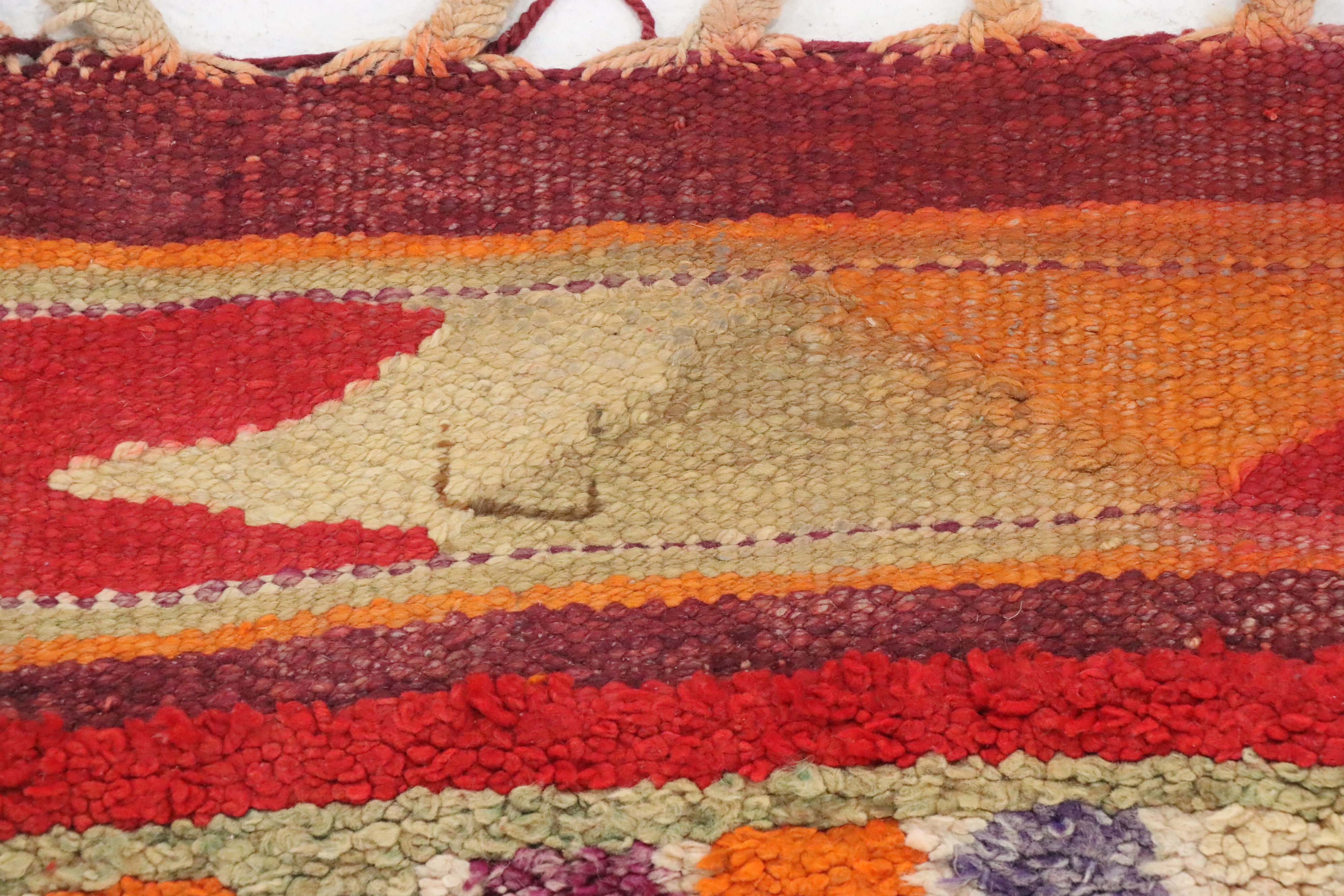 2'11 x 10' Hand-Knotted Moroccan Berber Carpet Runner