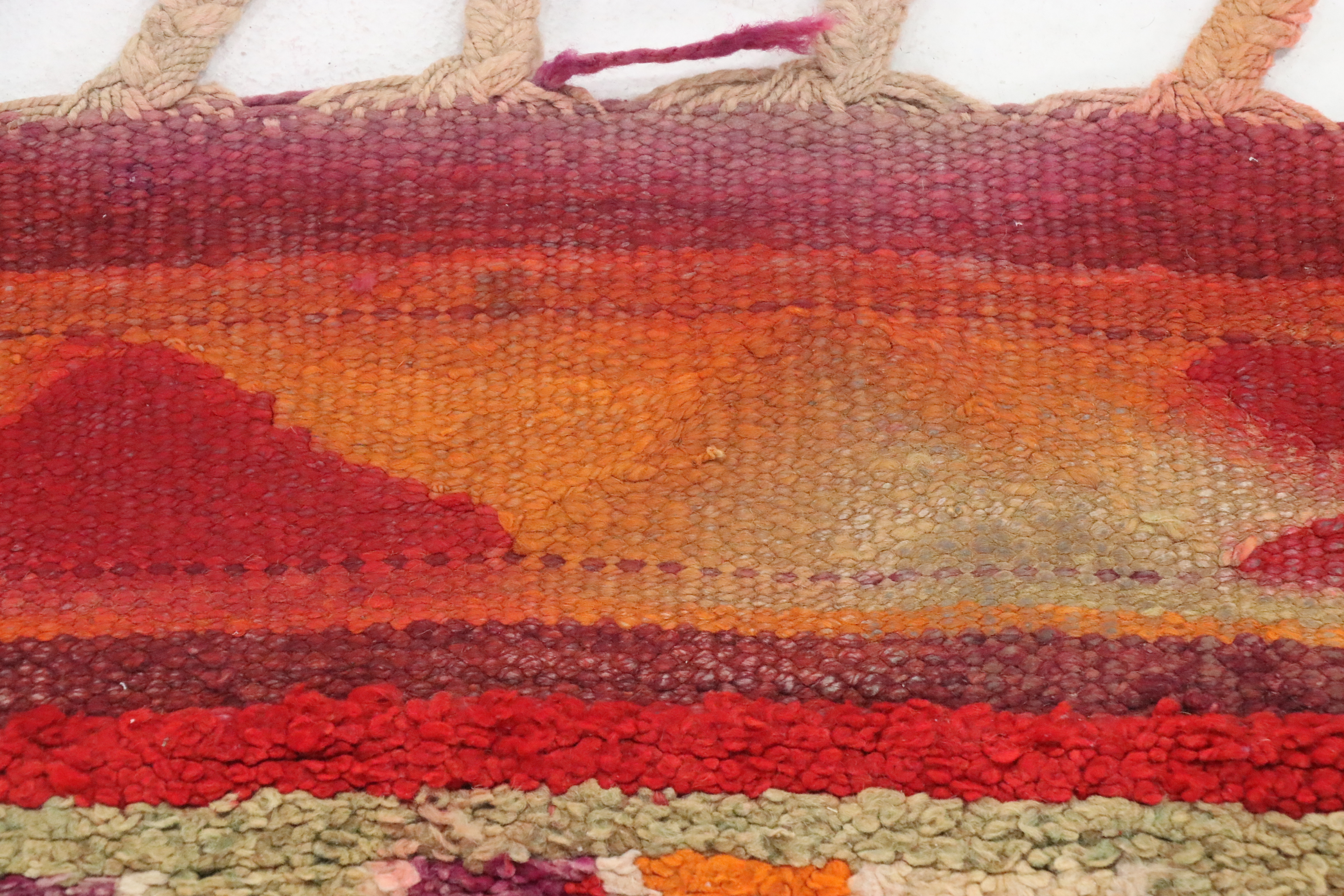 2'11 x 10' Hand-Knotted Moroccan Berber Carpet Runner