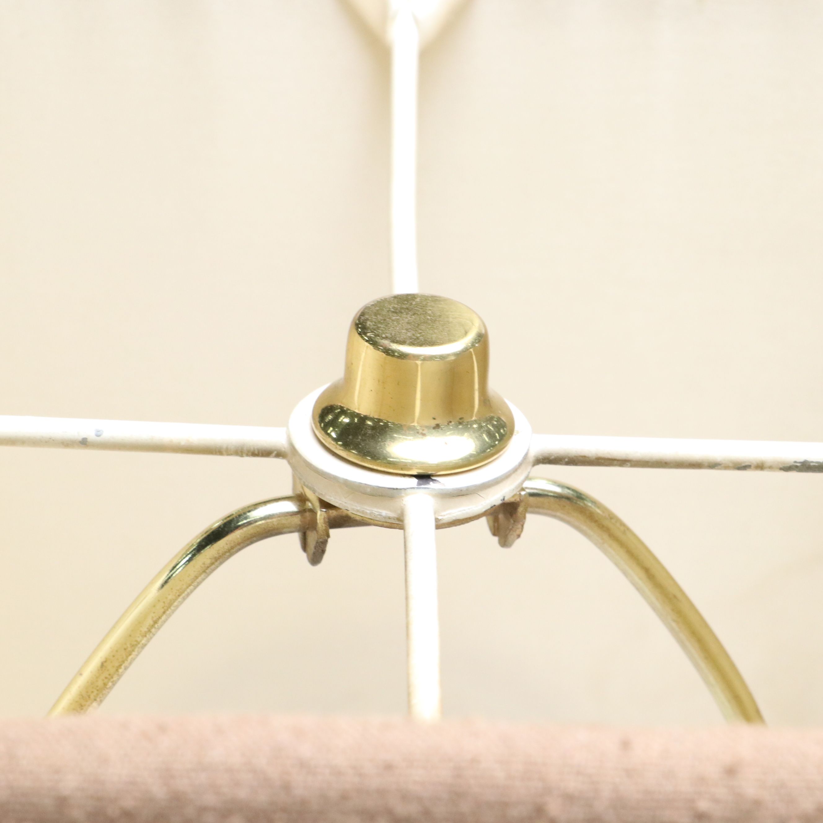 Chinese Bronzed Metal Archaistic Lamp with Square Pagoda Shade