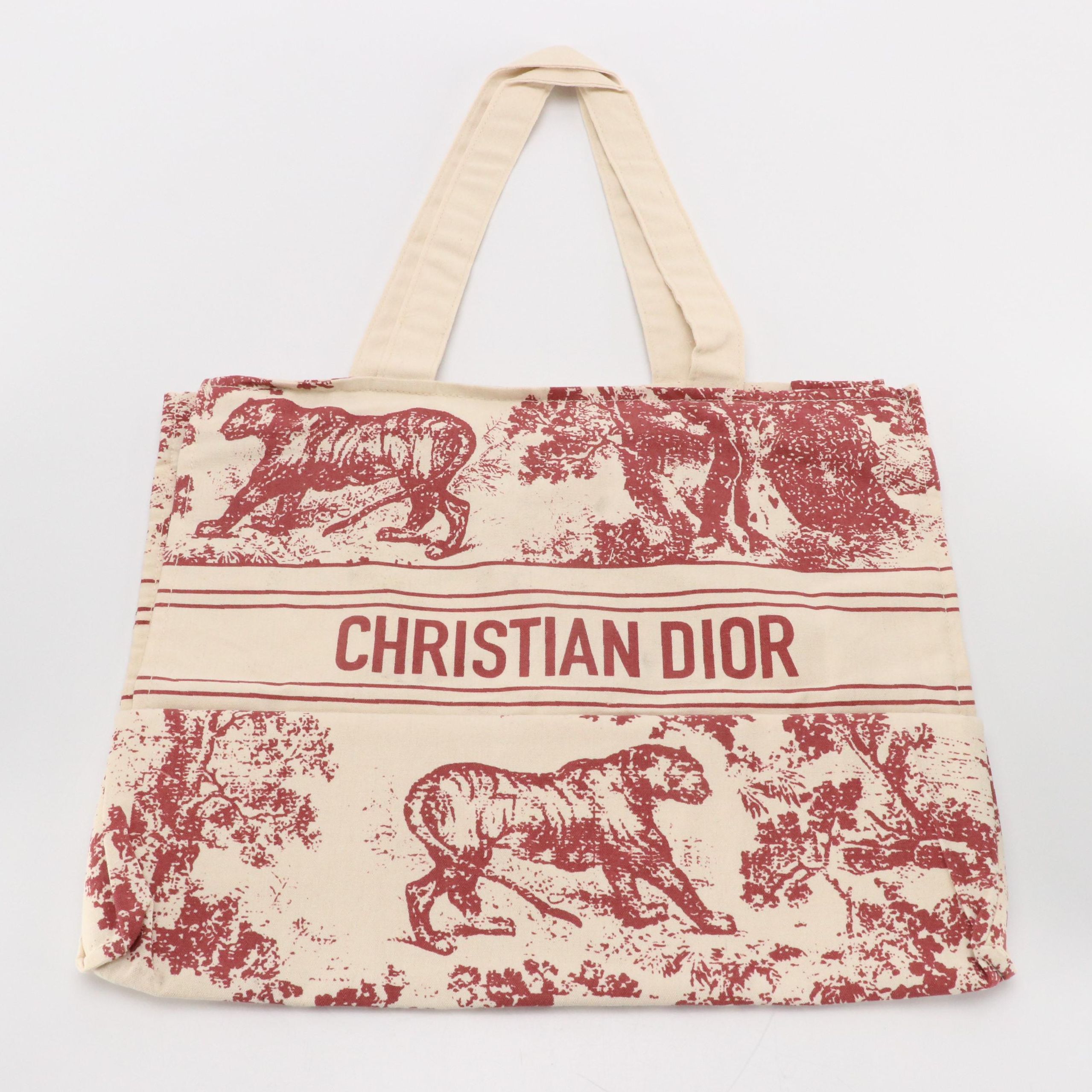 Christian Dior Promotional Dioriviera Toile Canvas Shopper Tote