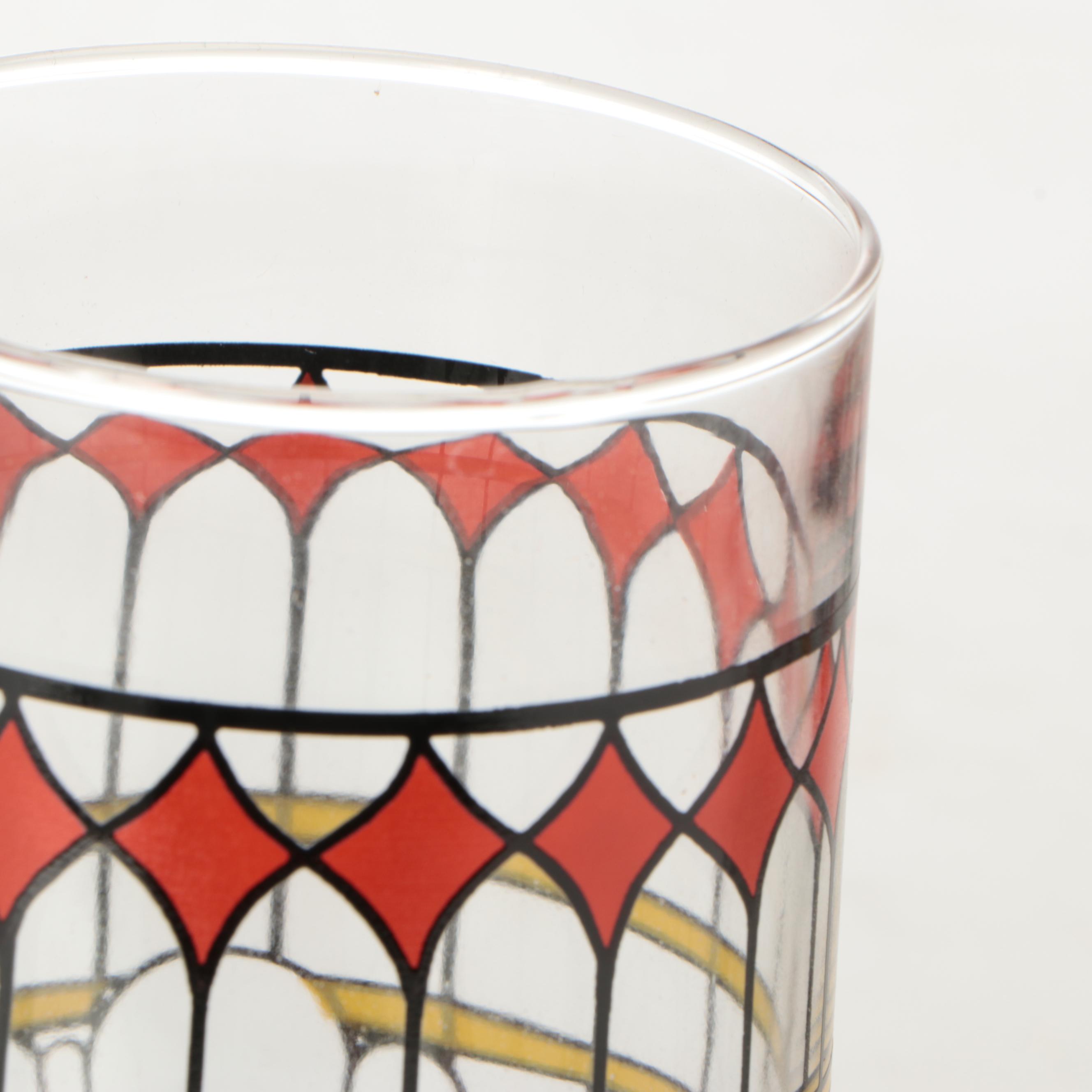 Indiana Glass Gold Star Chili Pepsi-Cola Tumblers