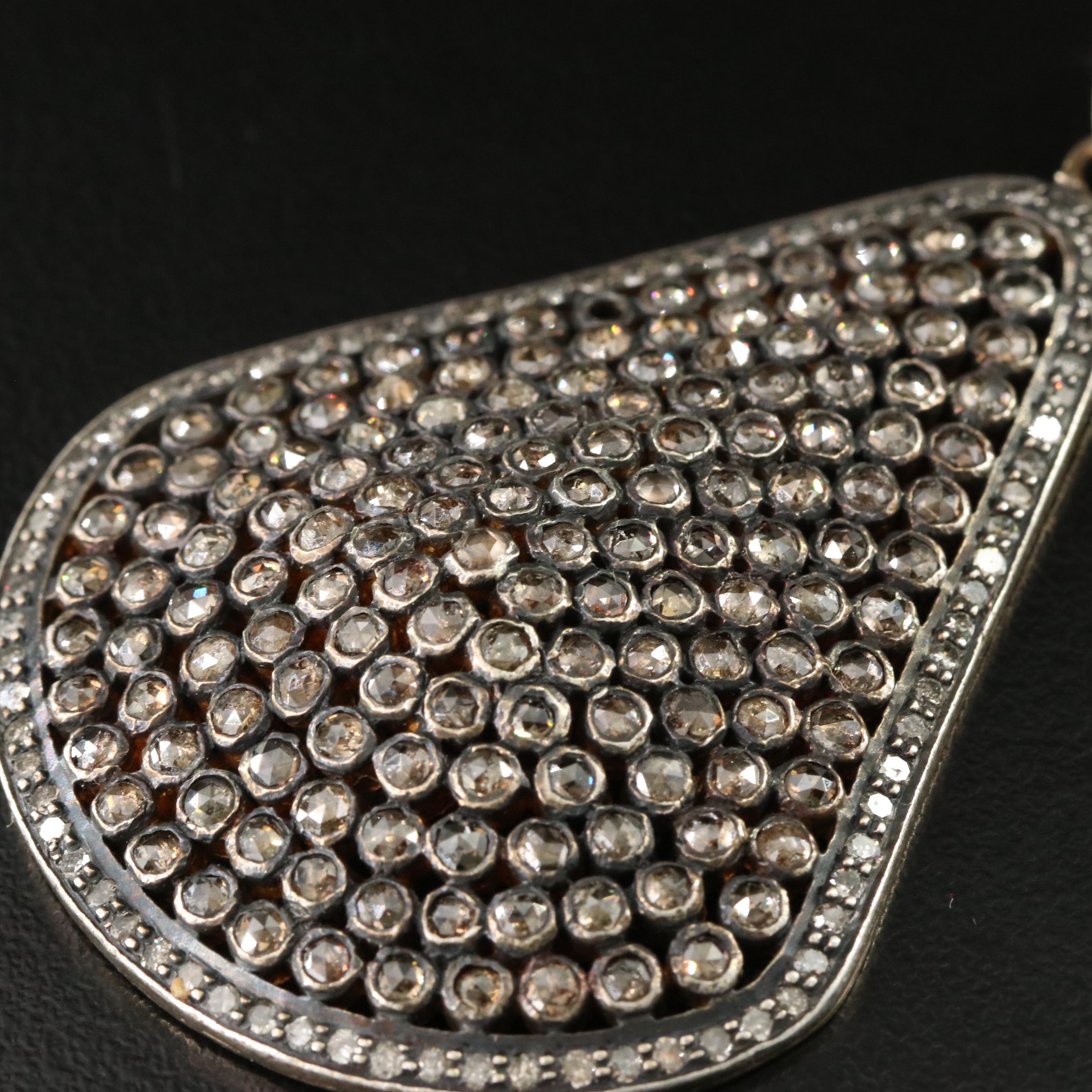 Sterling Diamond Pendant