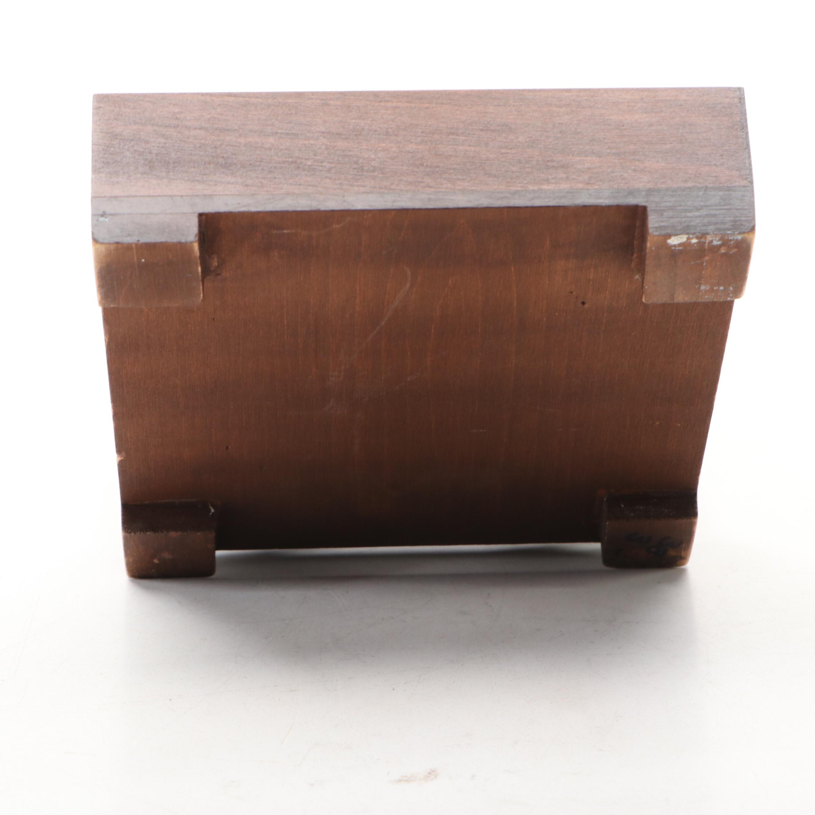 Hand-Carved Hunting Dogs and Needlepoint Beagle Wooden Boxes