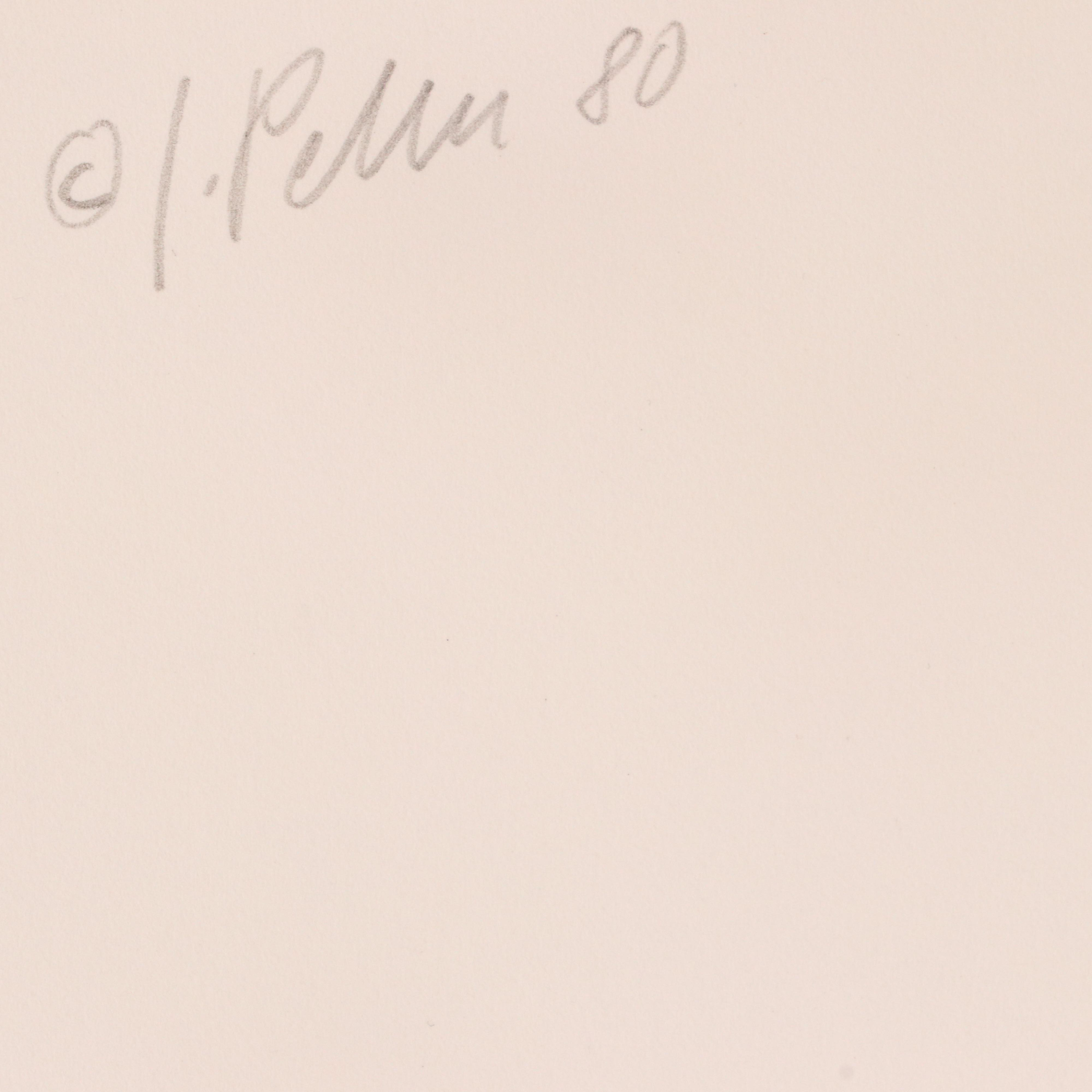 Jürgen Peters Op Art Serigraph, 1980