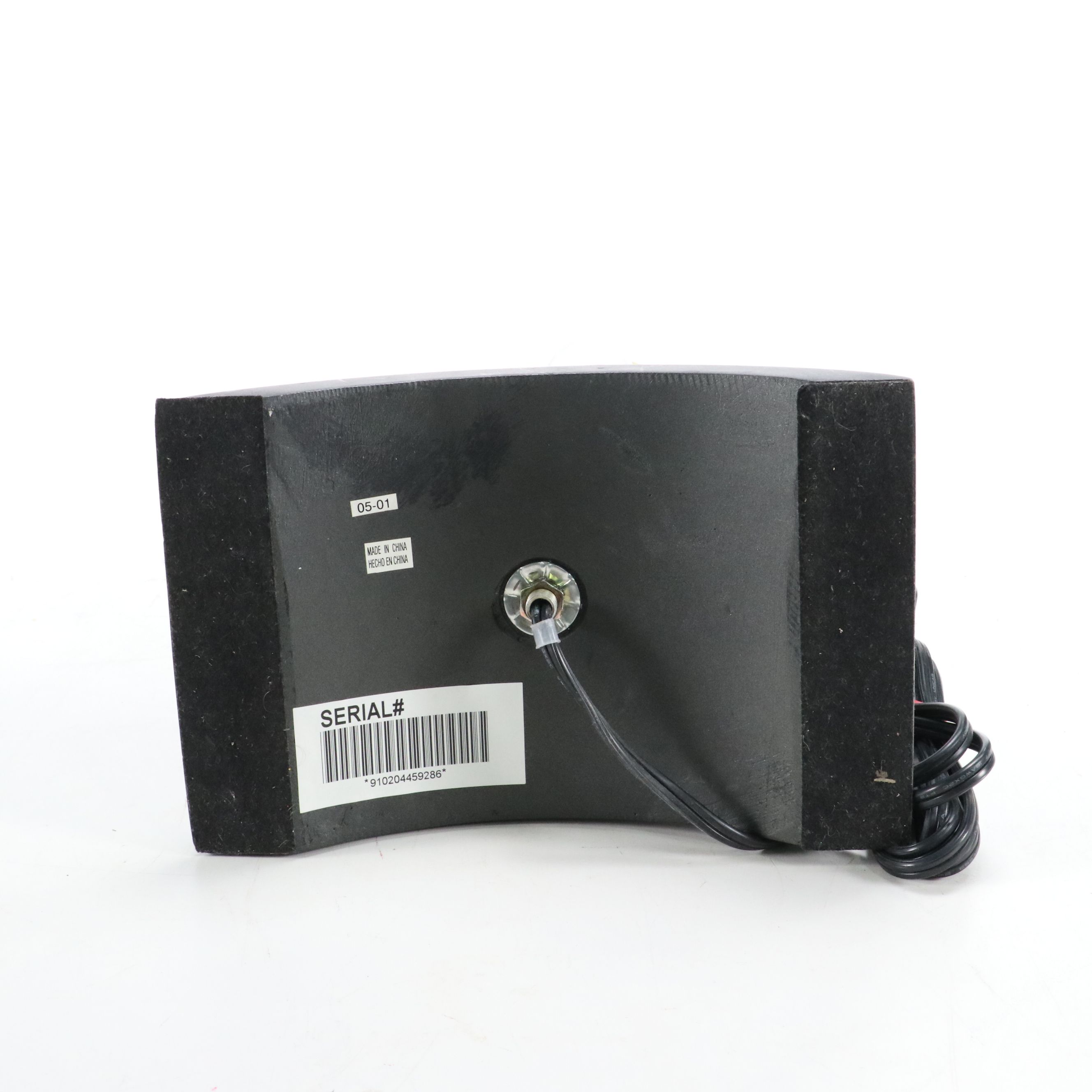 Postmodern Black Metal and Panel Table Lamp, 21st Century