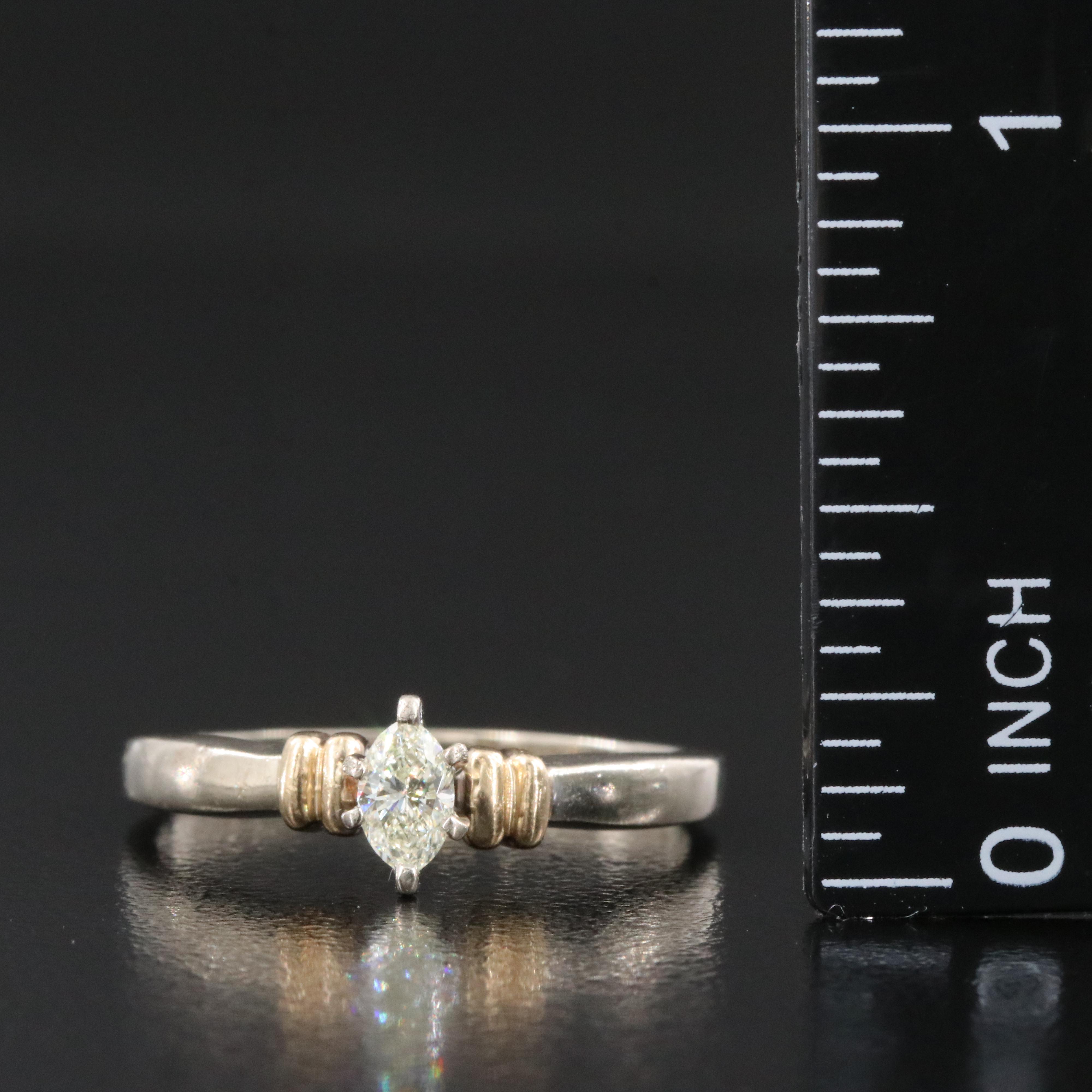 10K 0.22 CT Diamond Solitaire Ring
