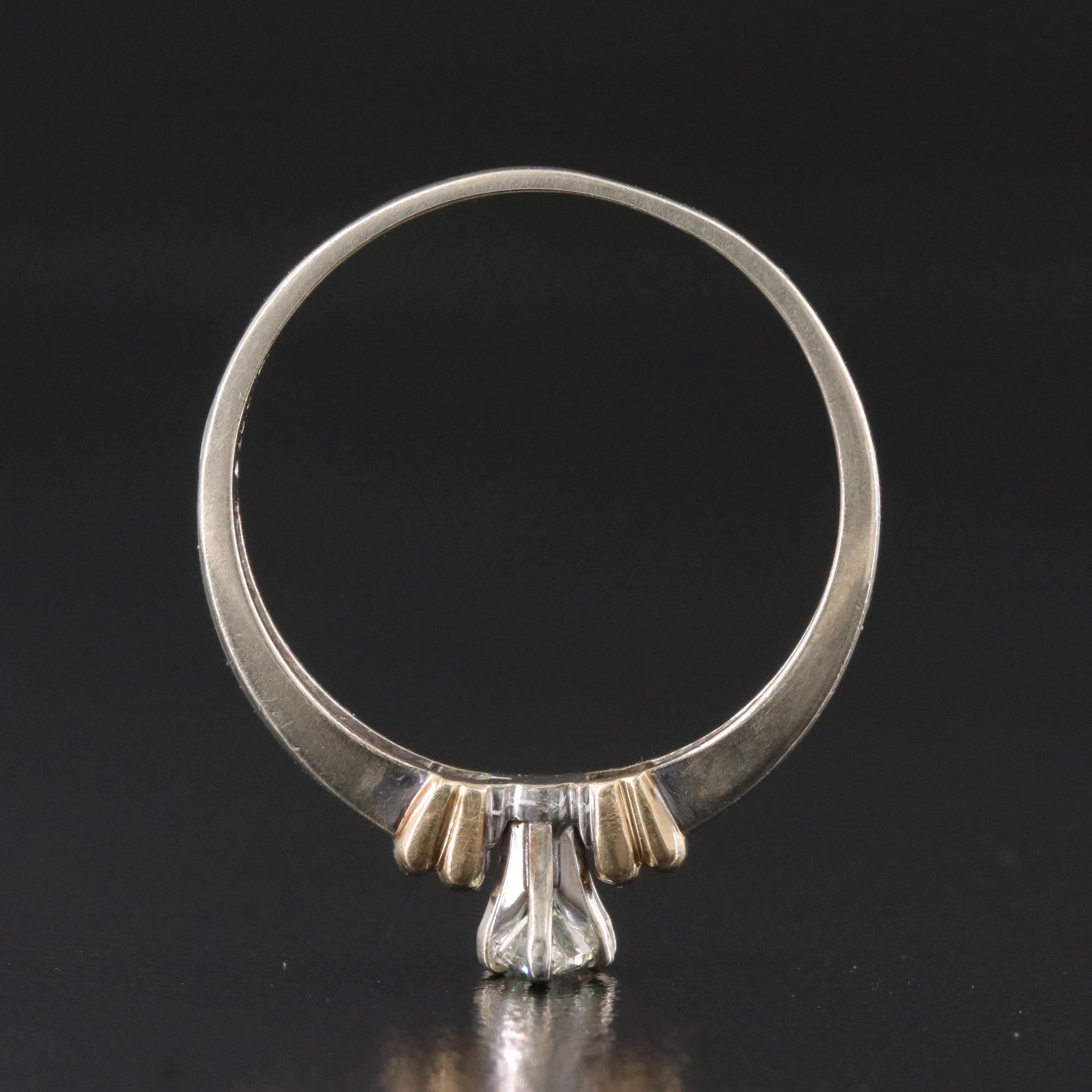 10K 0.22 CT Diamond Solitaire Ring