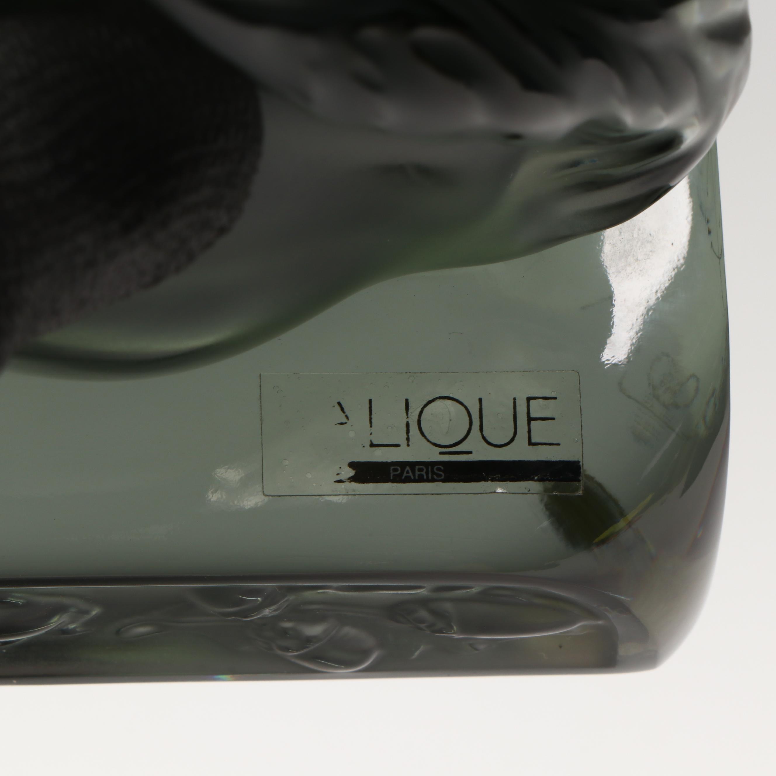 Lalique "Grisolin" Crystal Squirrel Figurine Designed by Marie-Claude Lalique