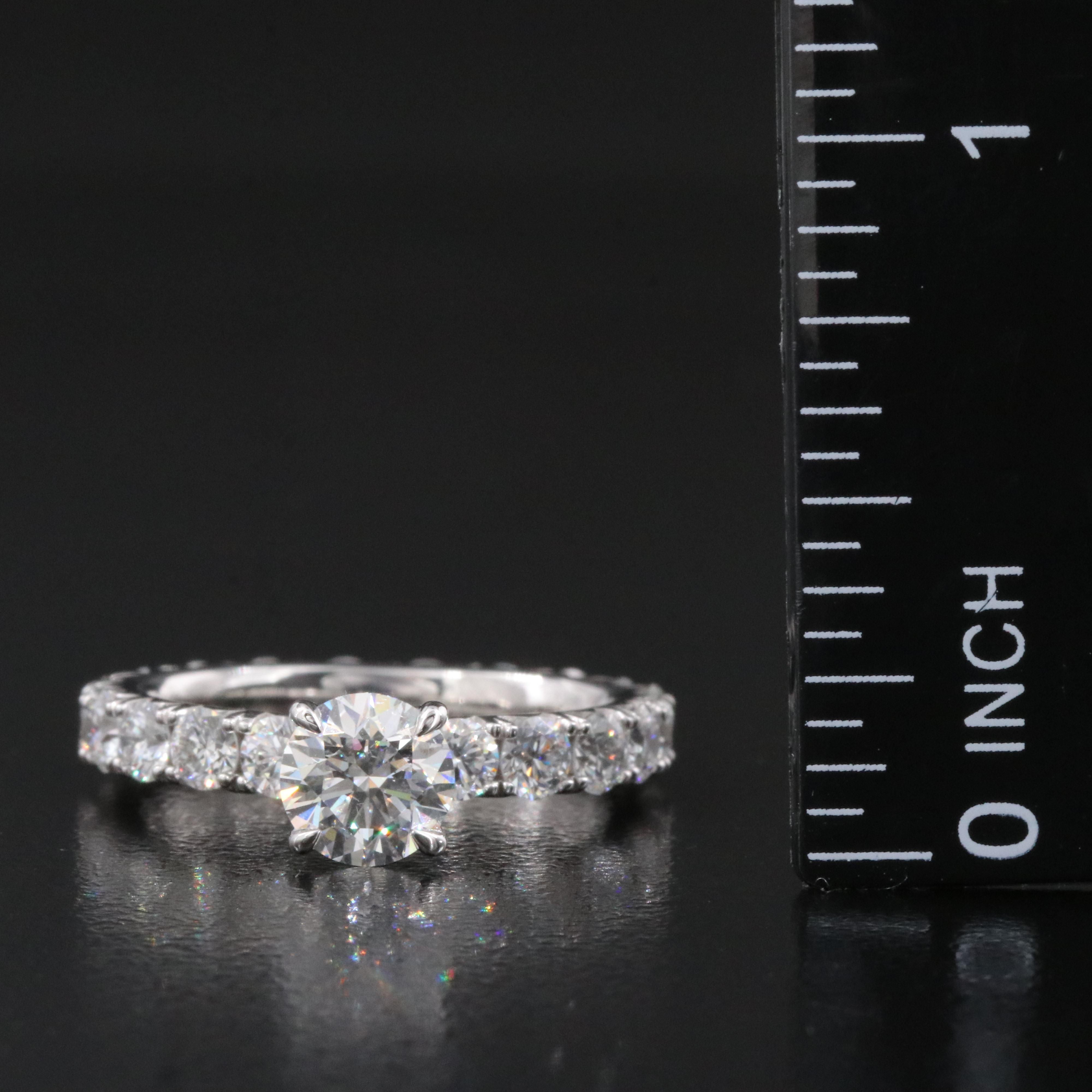 14K 2.90 CTW Lab Grown Diamond Ring