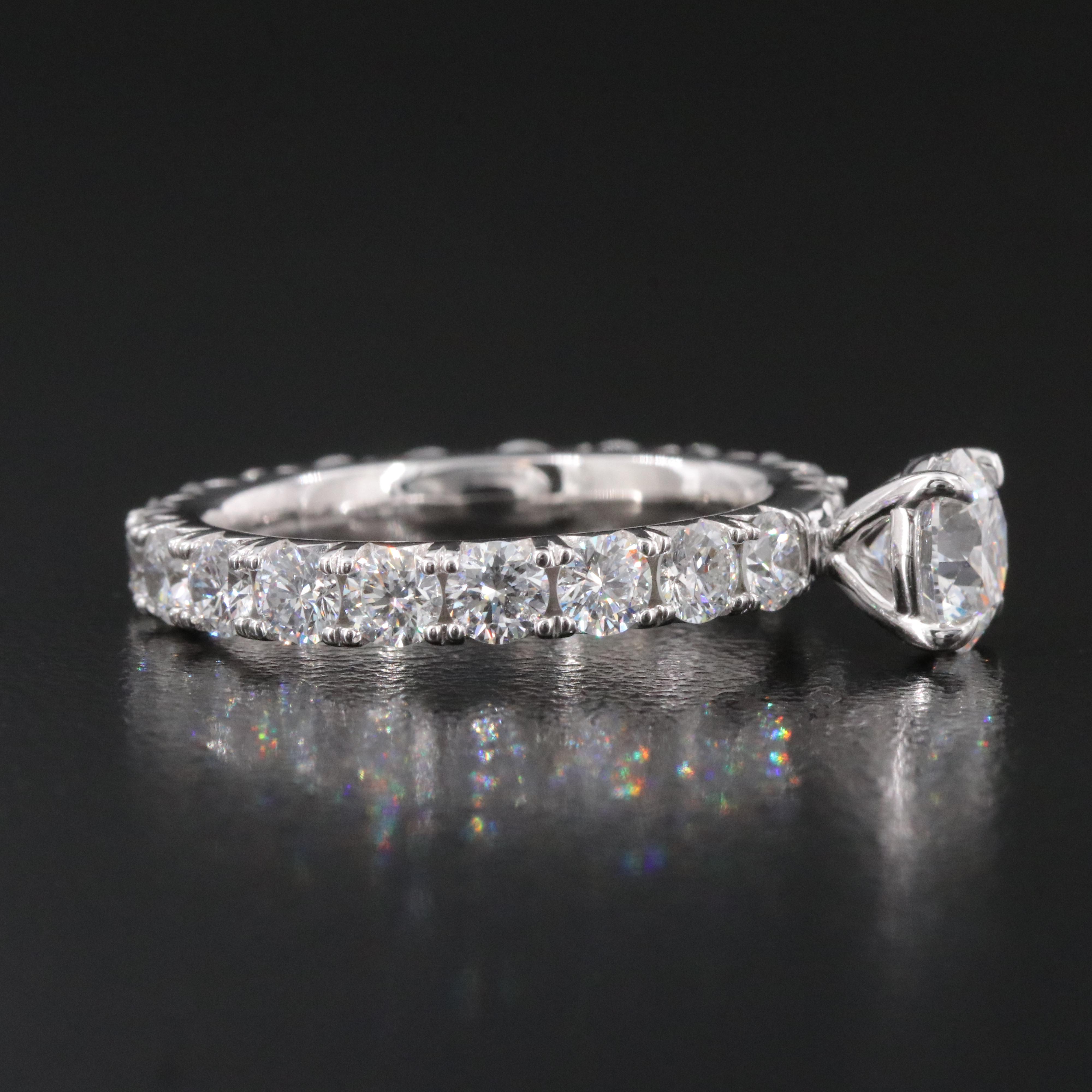 14K 2.90 CTW Lab Grown Diamond Ring