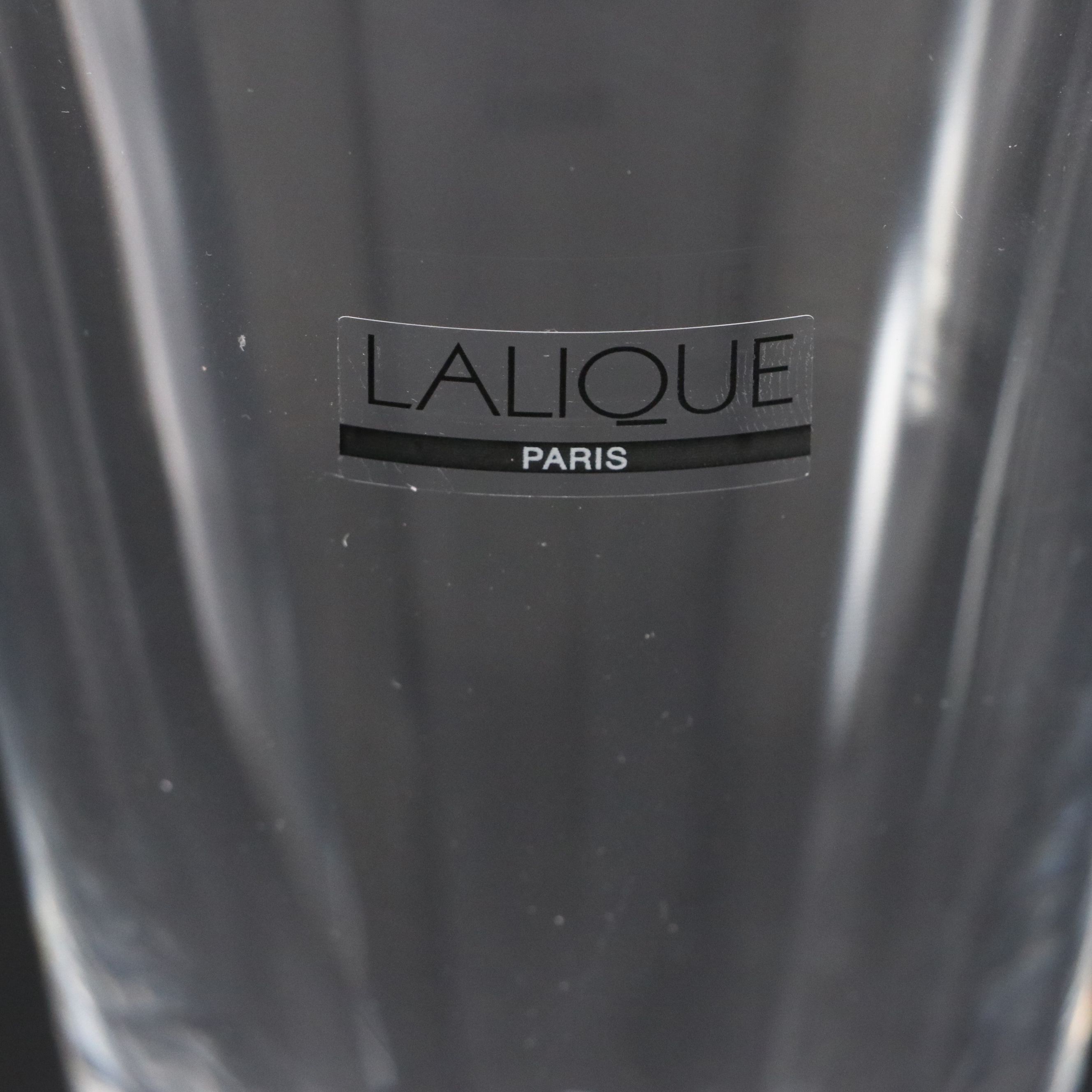Lalique "Trèves" Clear Crystal Decanter