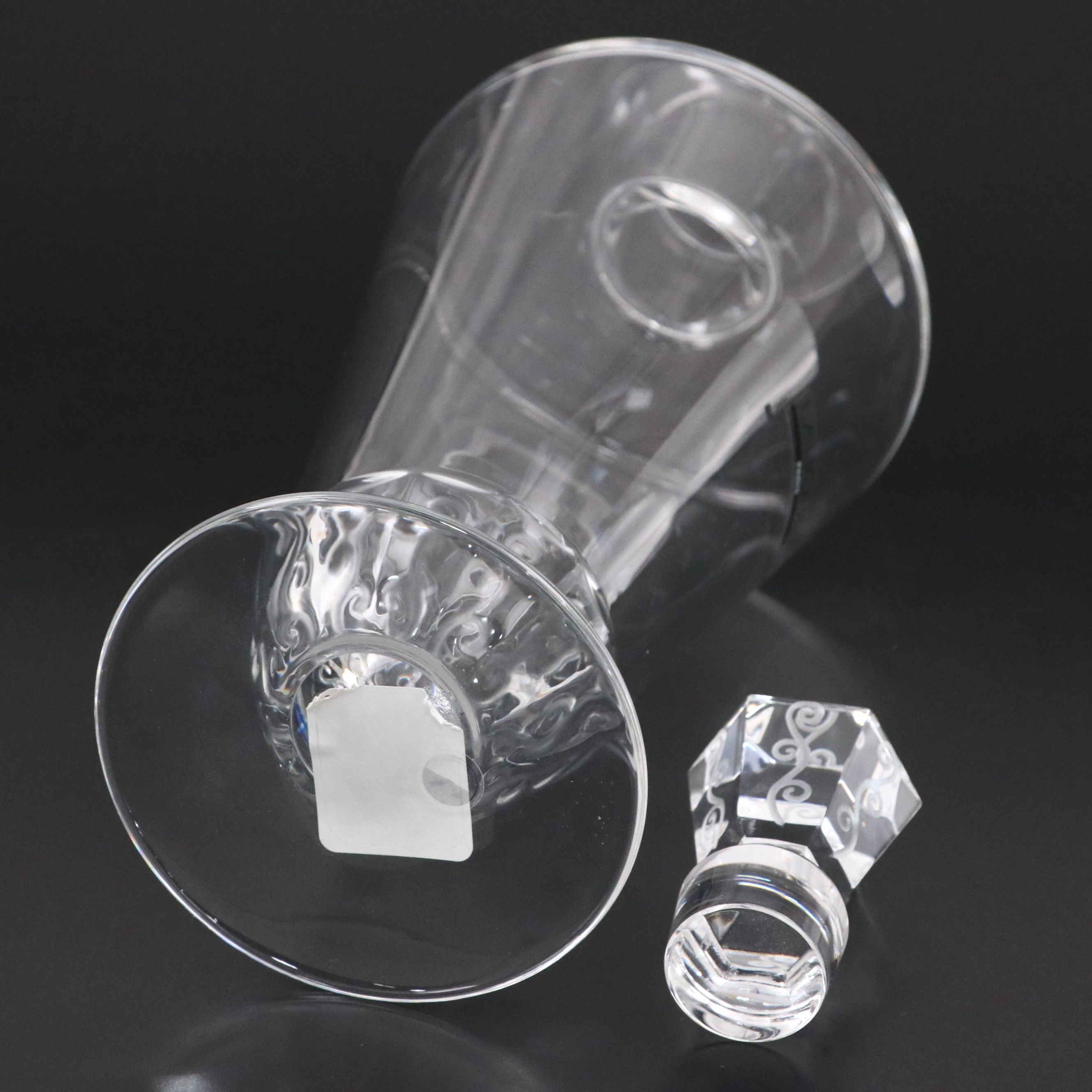 Lalique "Trèves" Clear Crystal Decanter