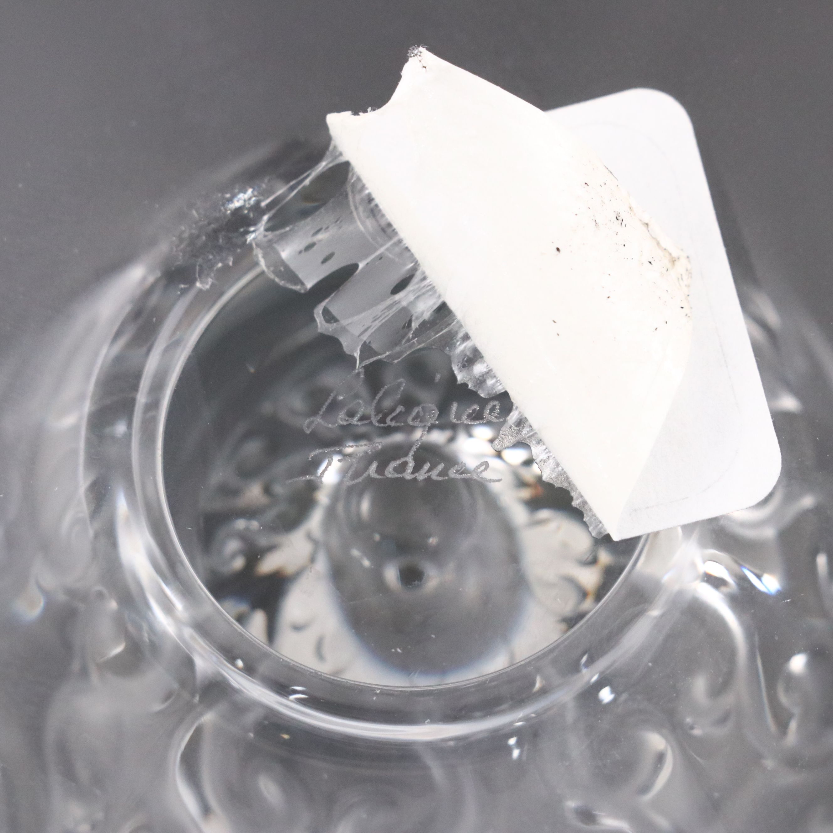 Lalique "Trèves" Clear Crystal Decanter