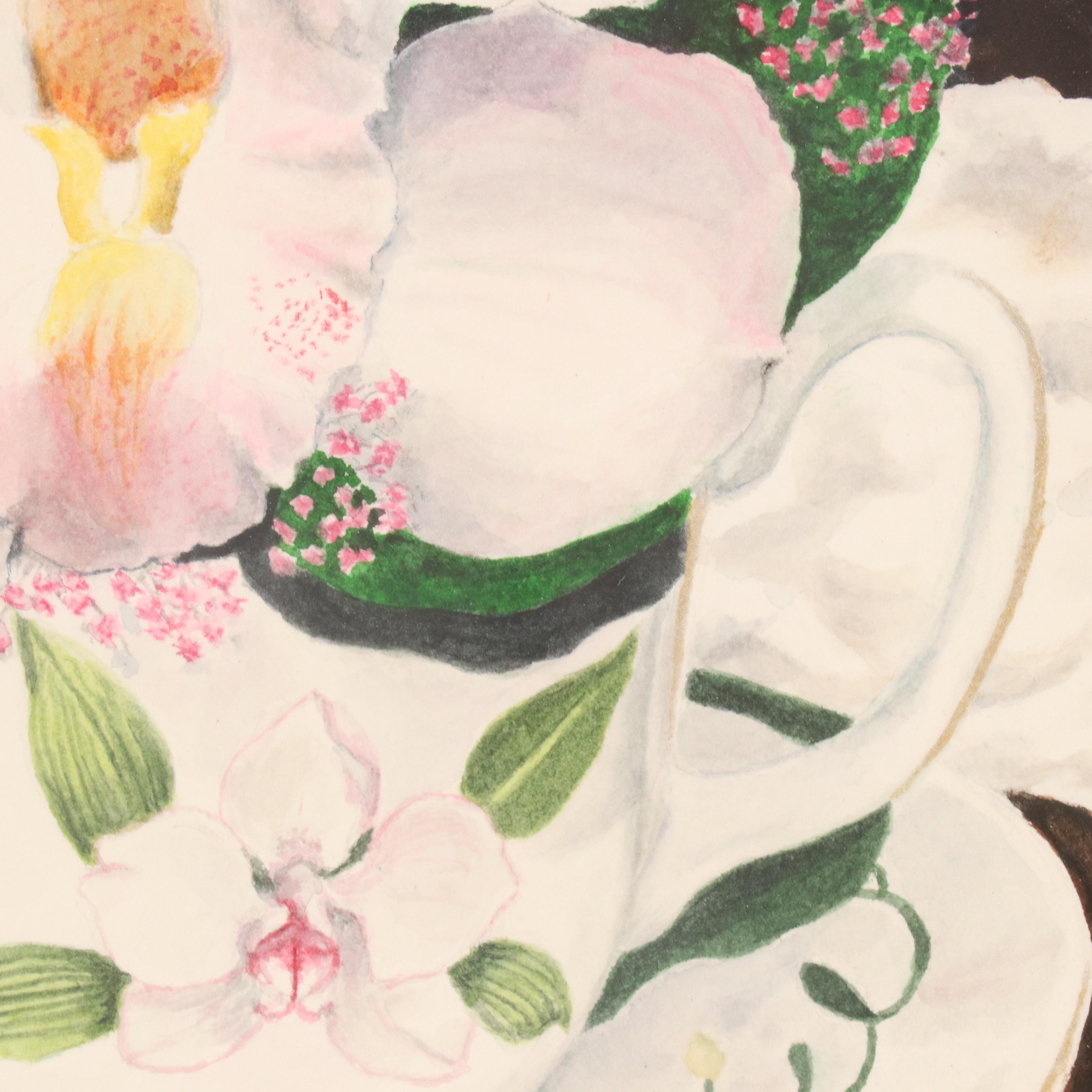 Laura E. Jones Still Life Watercolor Painting, 2012