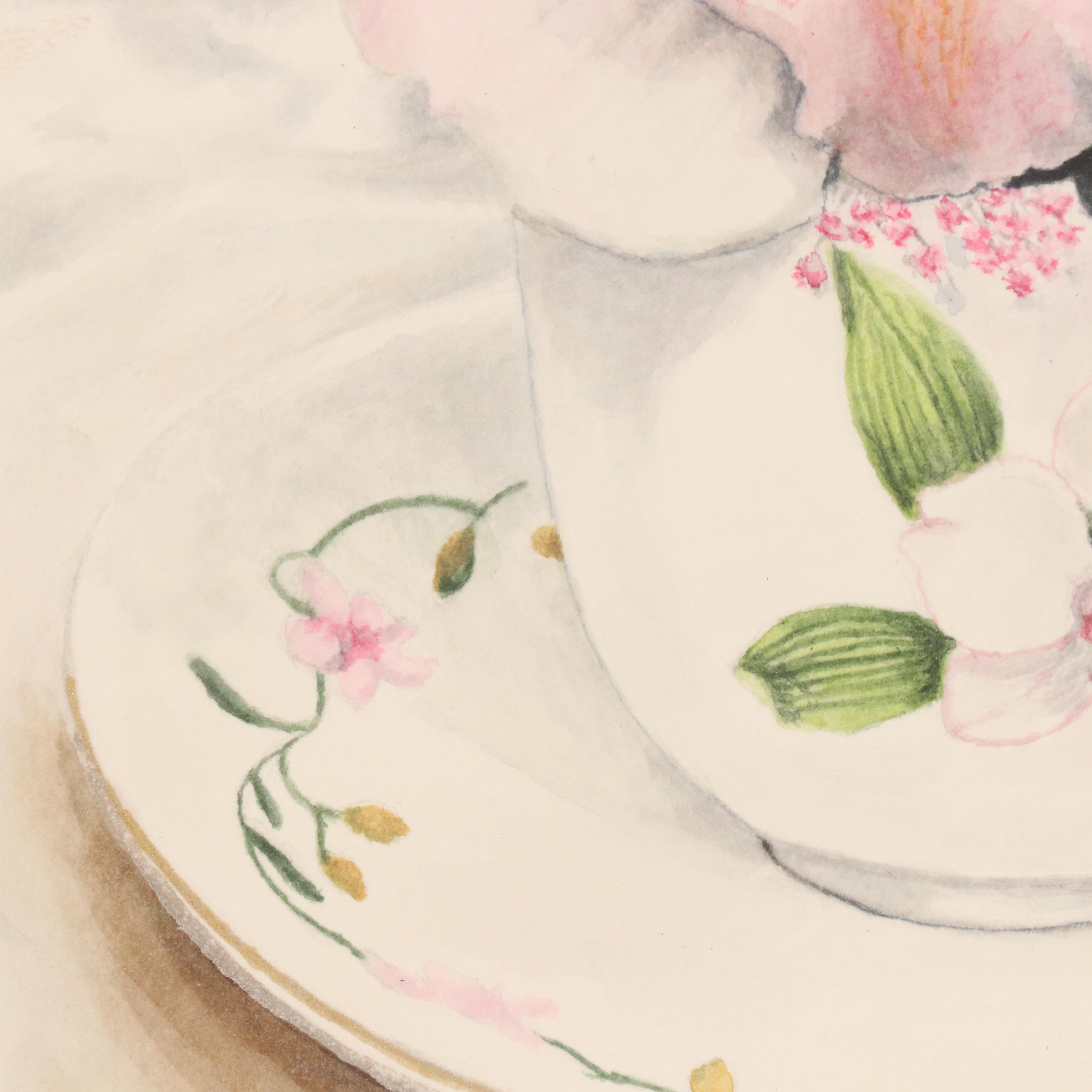 Laura E. Jones Still Life Watercolor Painting, 2012