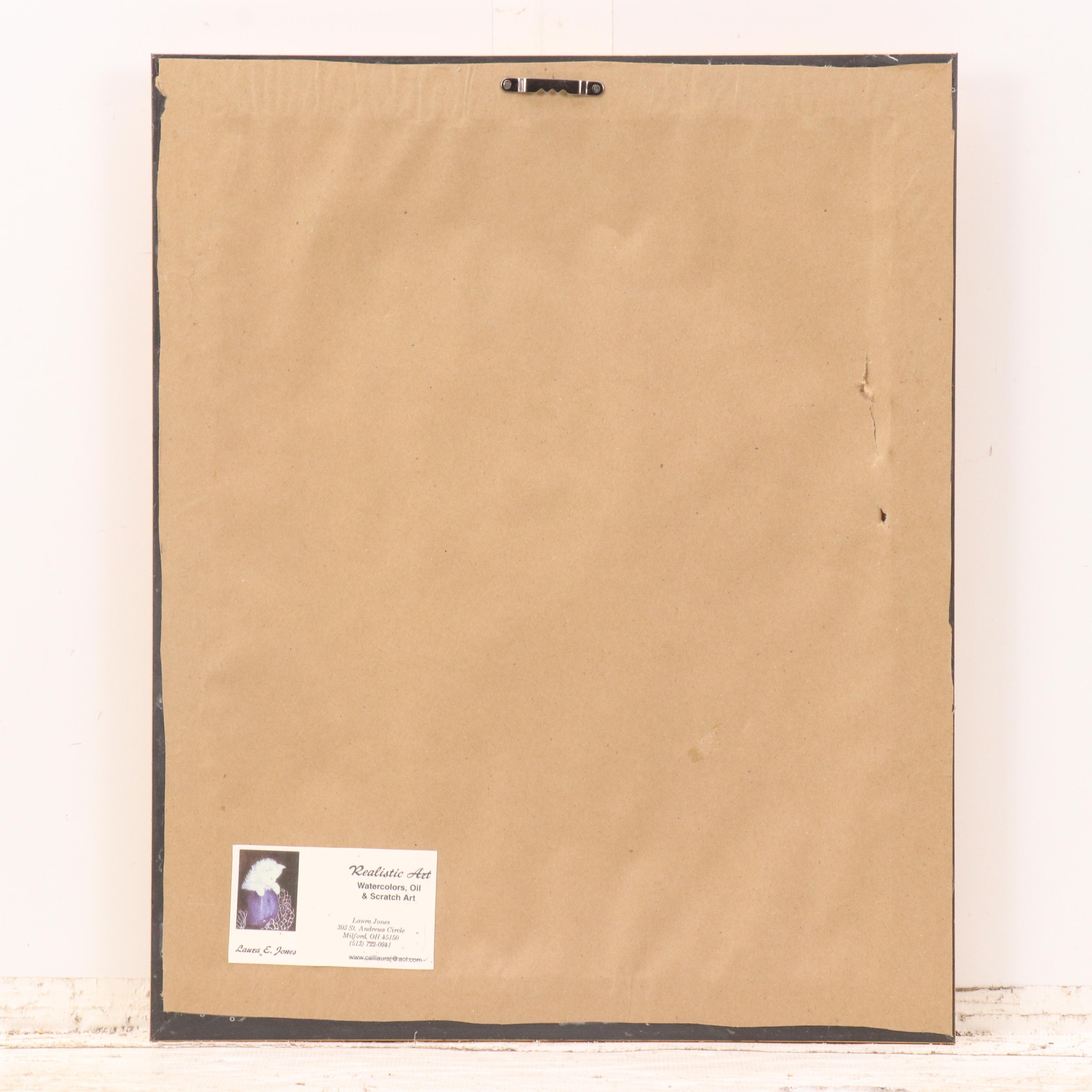 Laura E. Jones Still Life Watercolor Painting, 2012