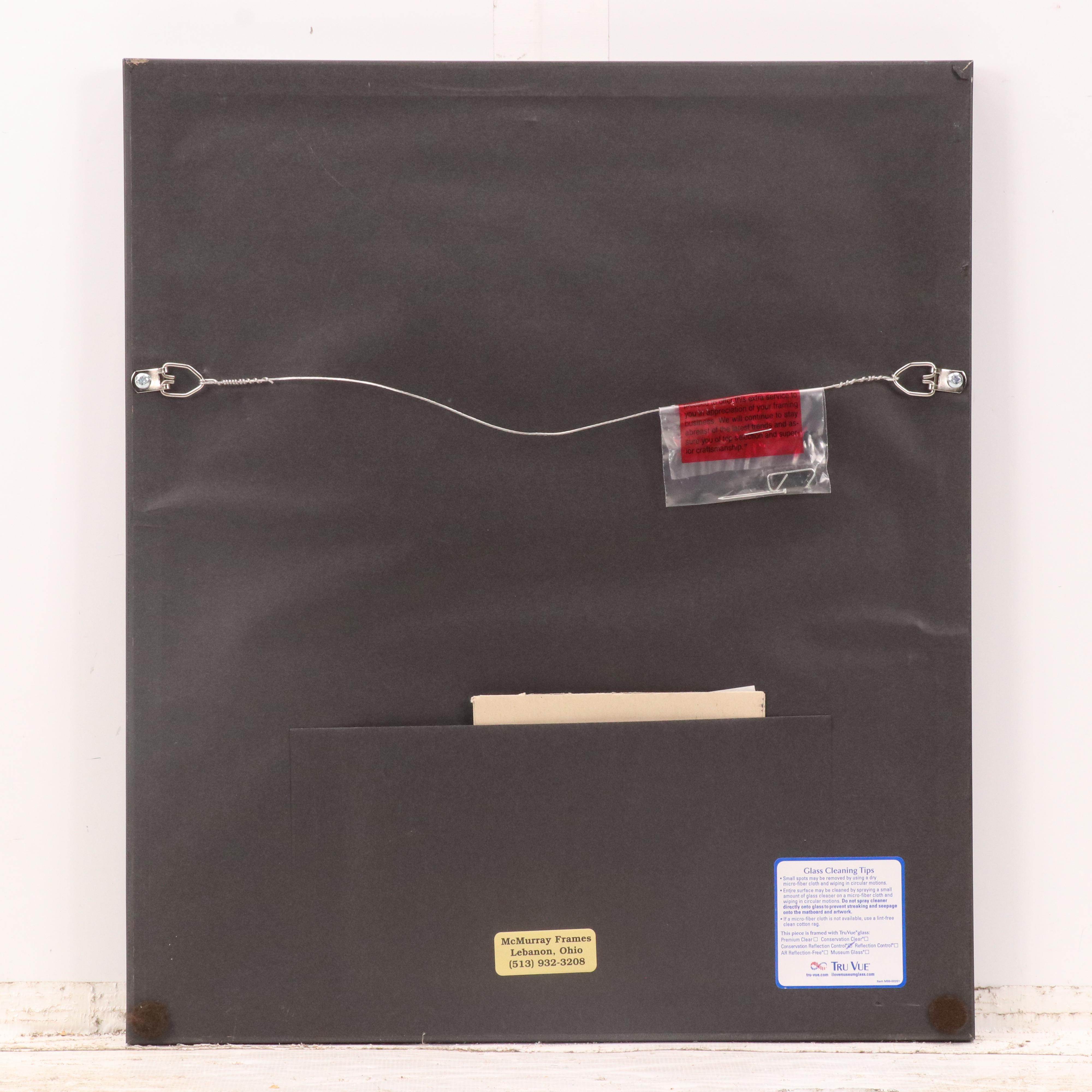 Laura E. Jones Watercolor Portrait of a Dog, Circa 2010