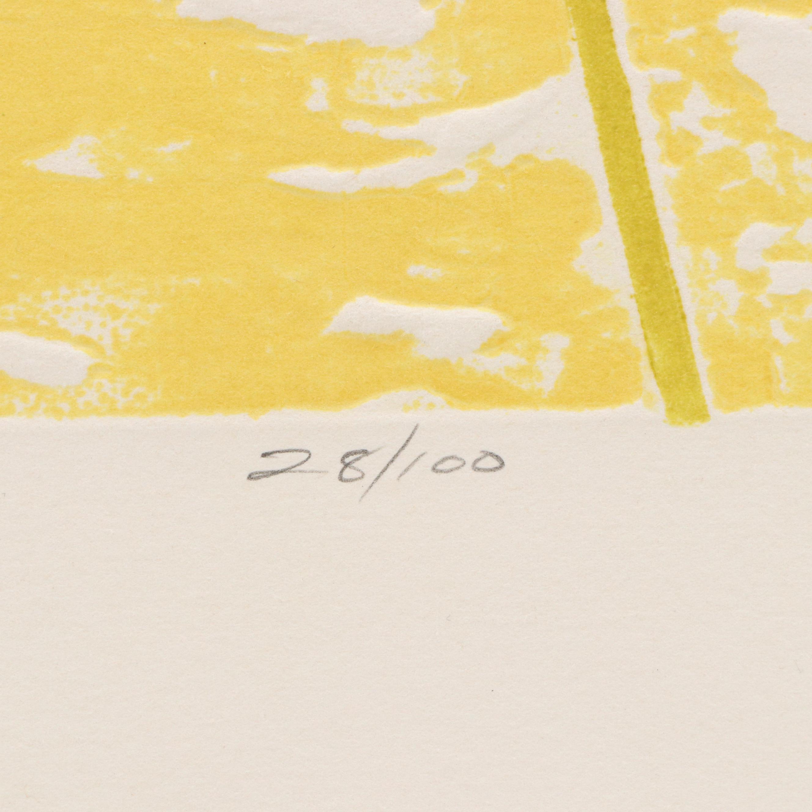 Embossed Relief Print of Poppies