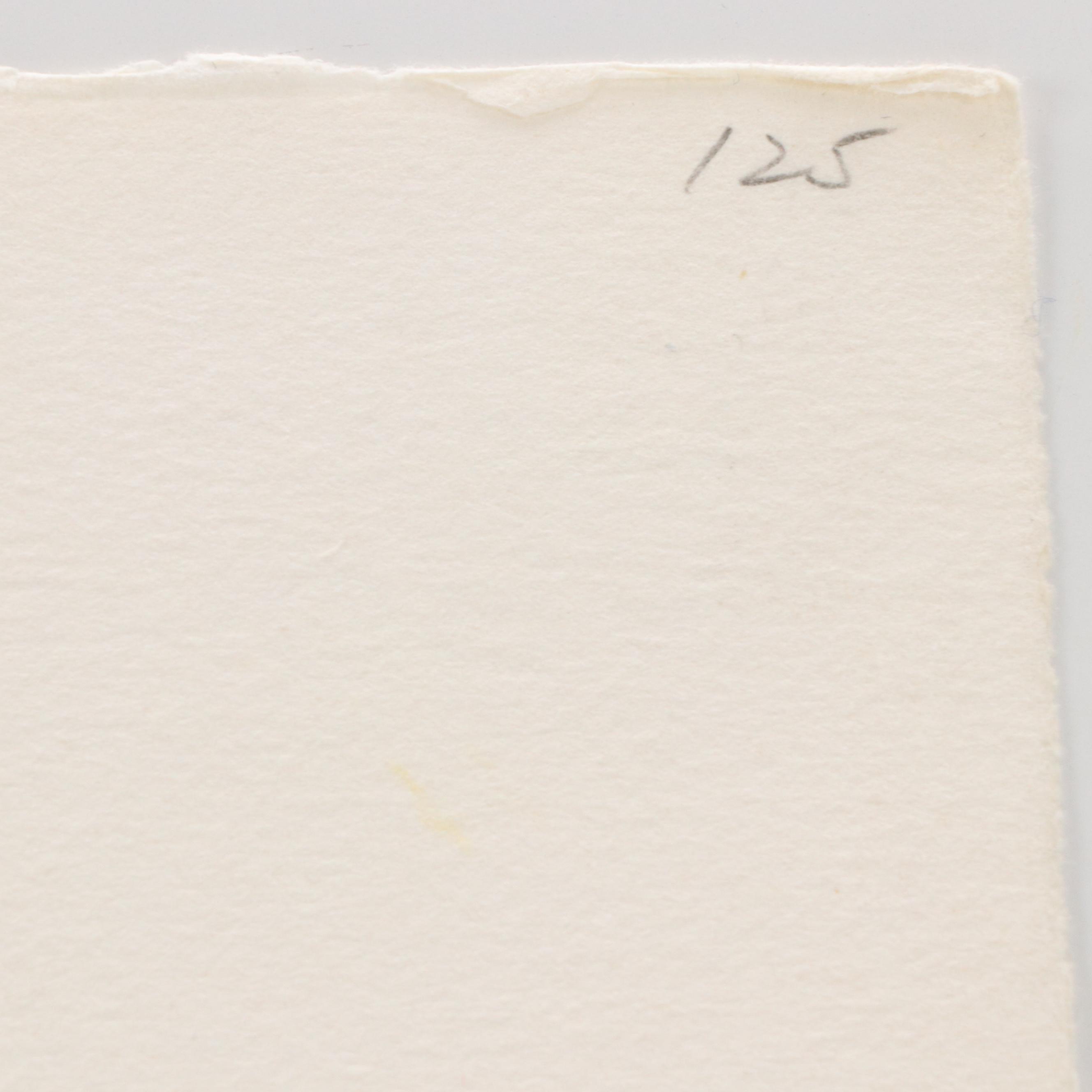 Embossed Relief Print of Poppies