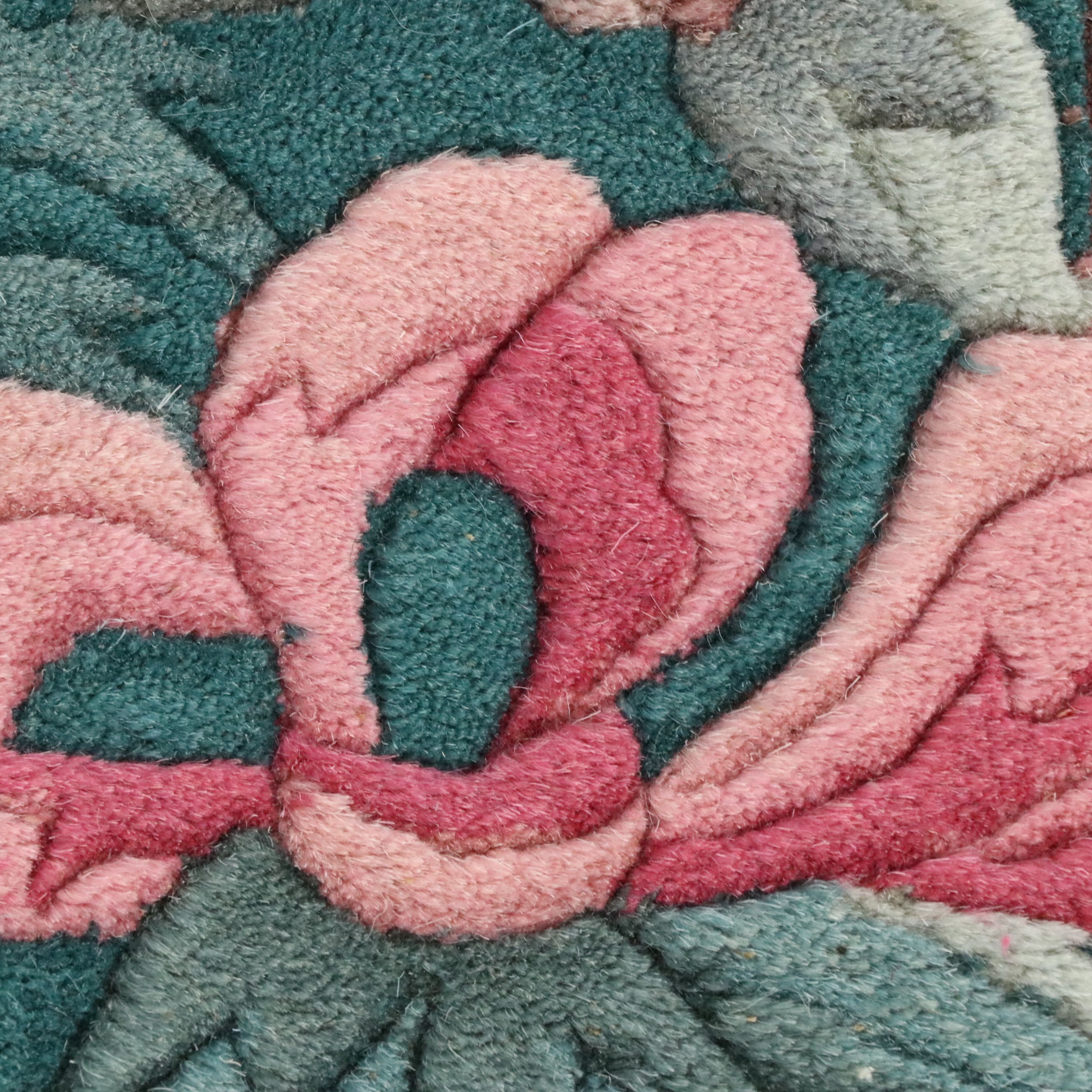 7'8 x 10'2 Hand-Knotted Sino-French Aubusson Area Rug