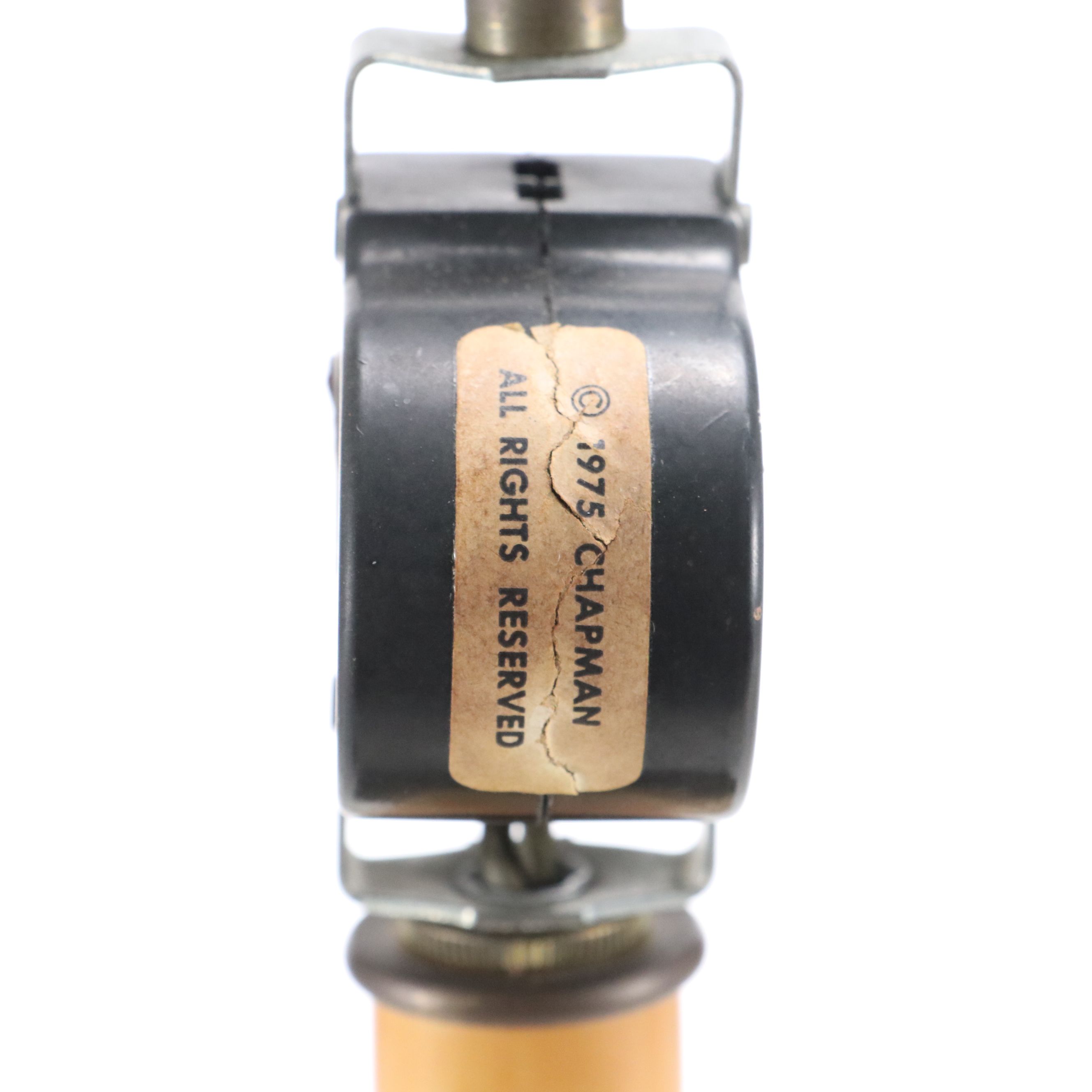 Pair of Chapman Resin Ram's Horn and Brass Table Lamps, 1970s