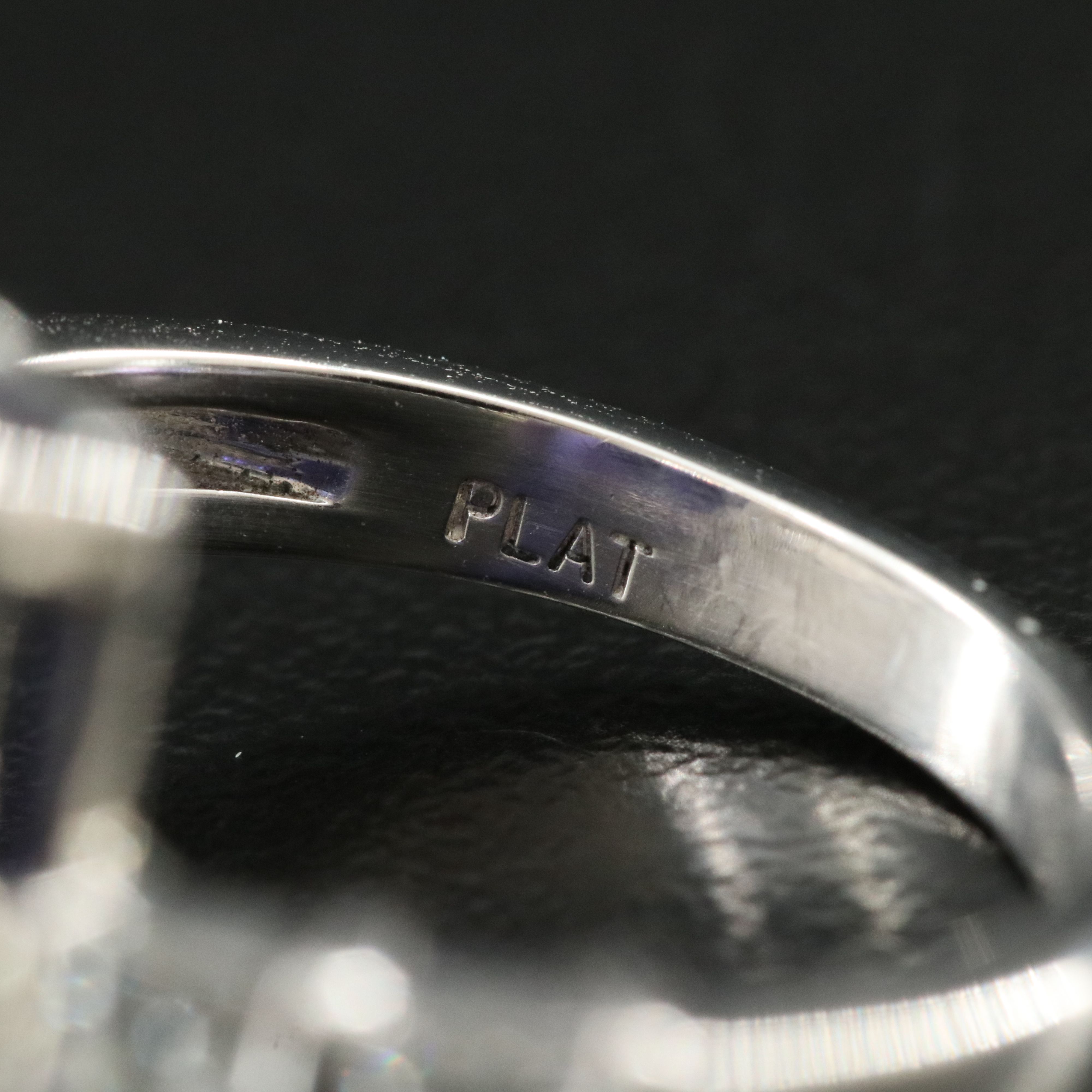 Platinum 18.34 CT Tanzanite and Diamond Ring with GIA Report