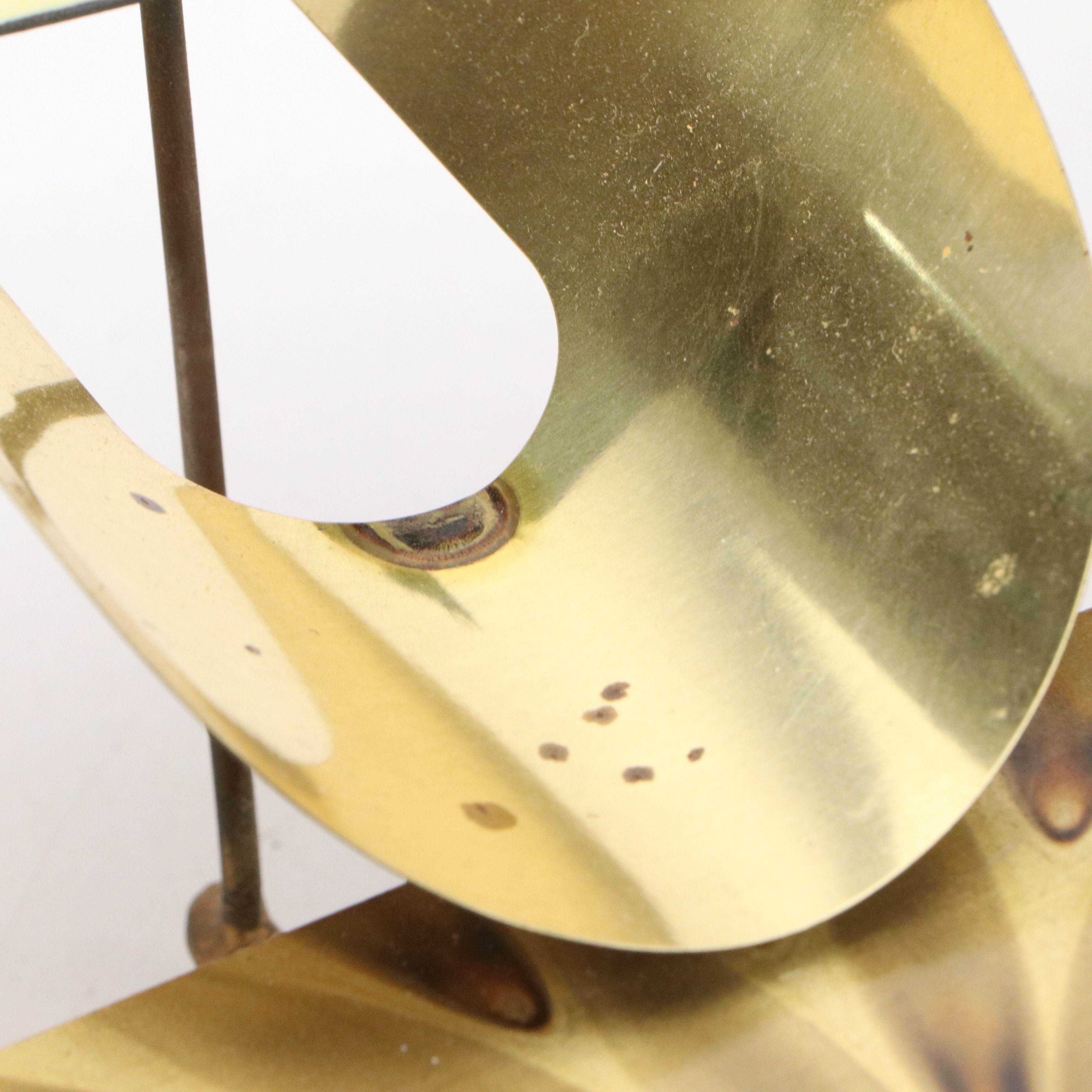 Mid Century Modern Brutalist Metal Wall Sculpture, Attributed to William Vose