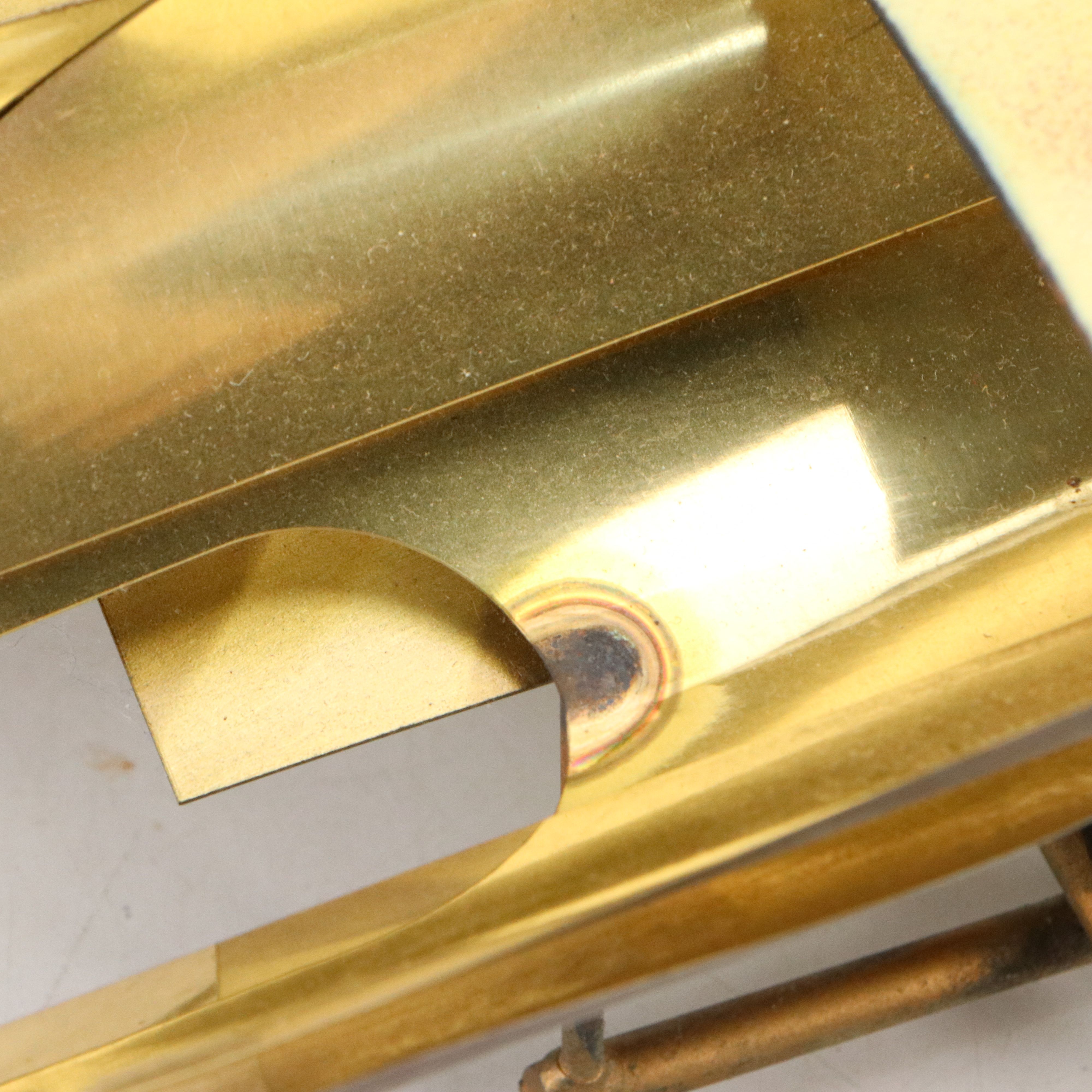 Mid Century Modern Brutalist Metal Wall Sculpture, Attributed to William Vose