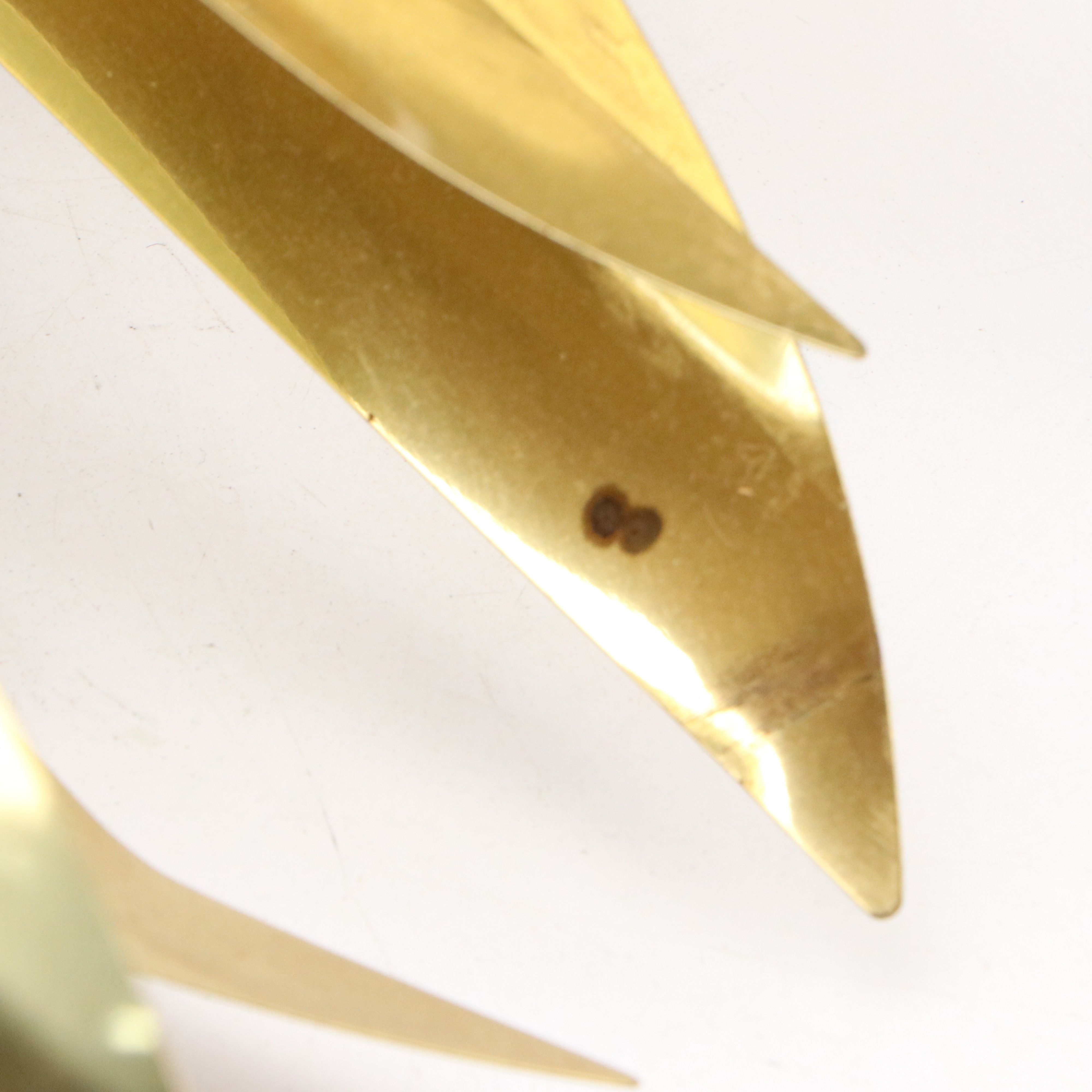 Mid Century Modern Brutalist Metal Wall Sculpture, Attributed to William Vose