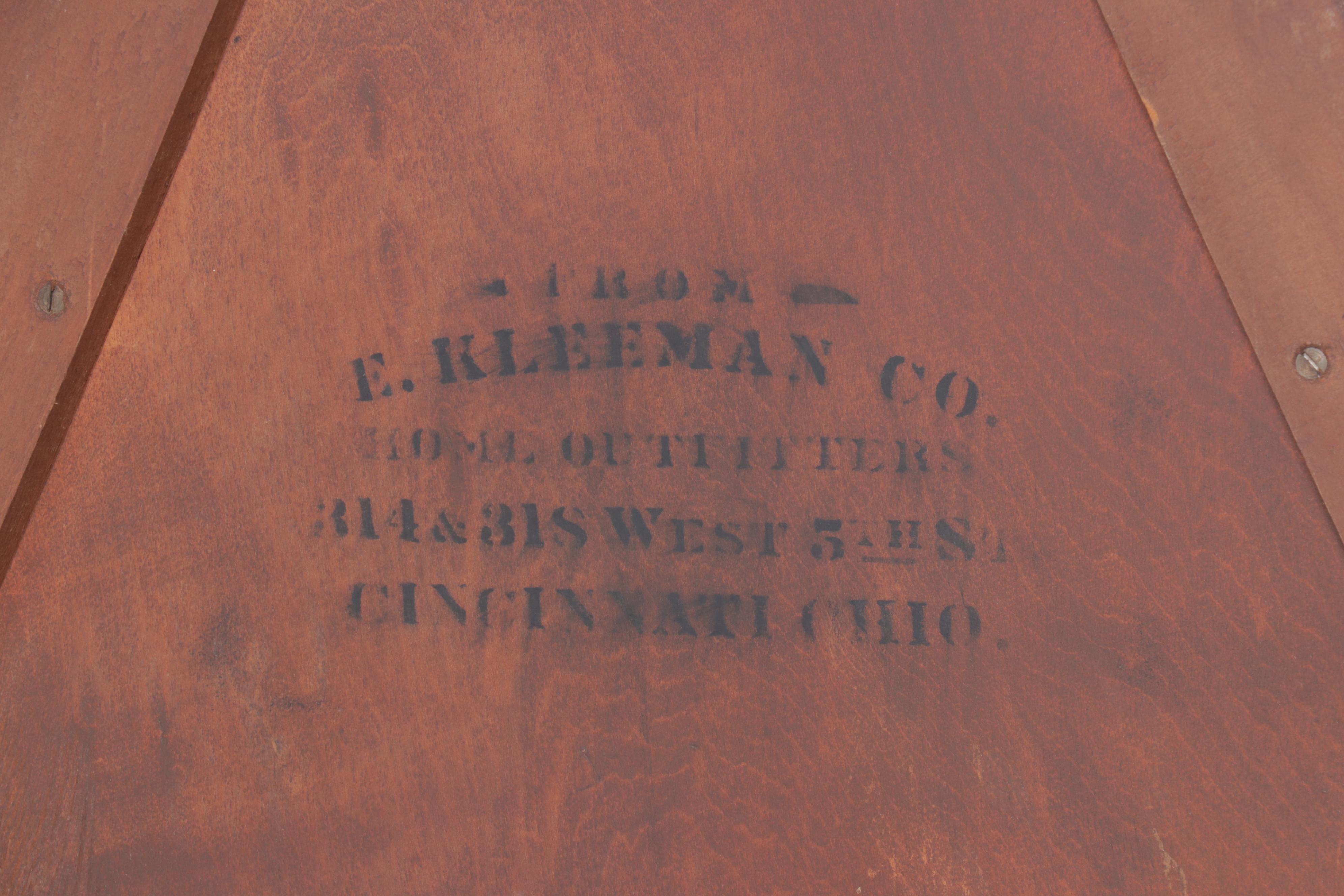 E. Kleeman Co. Jacobean Revival Style Mahogany and Waterfall Veneer Dresser