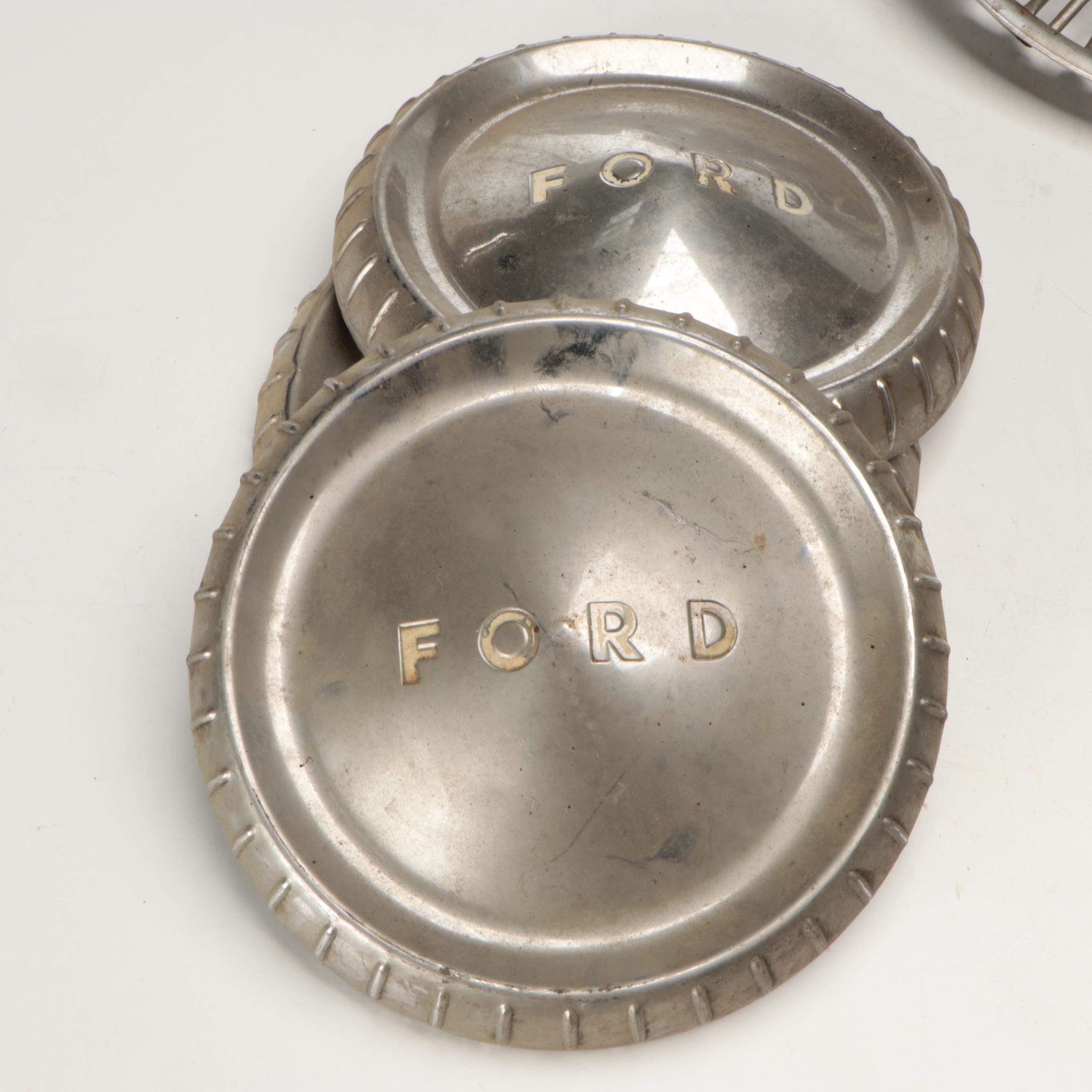 Ford, Chevrolet, Caprice, and More Metal Hubcaps
