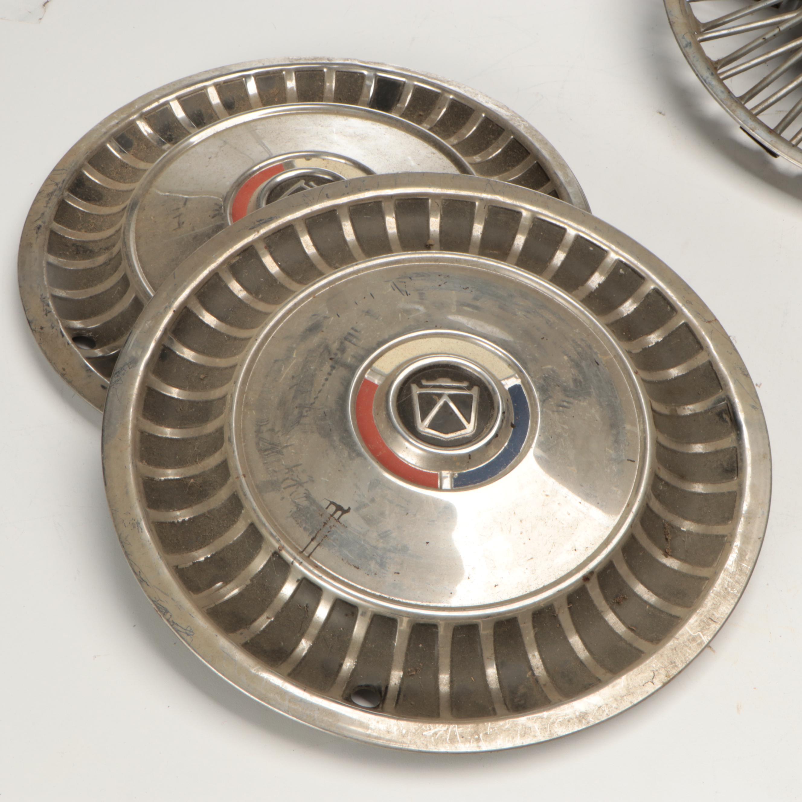 Ford, Chevrolet, Caprice, and More Metal Hubcaps