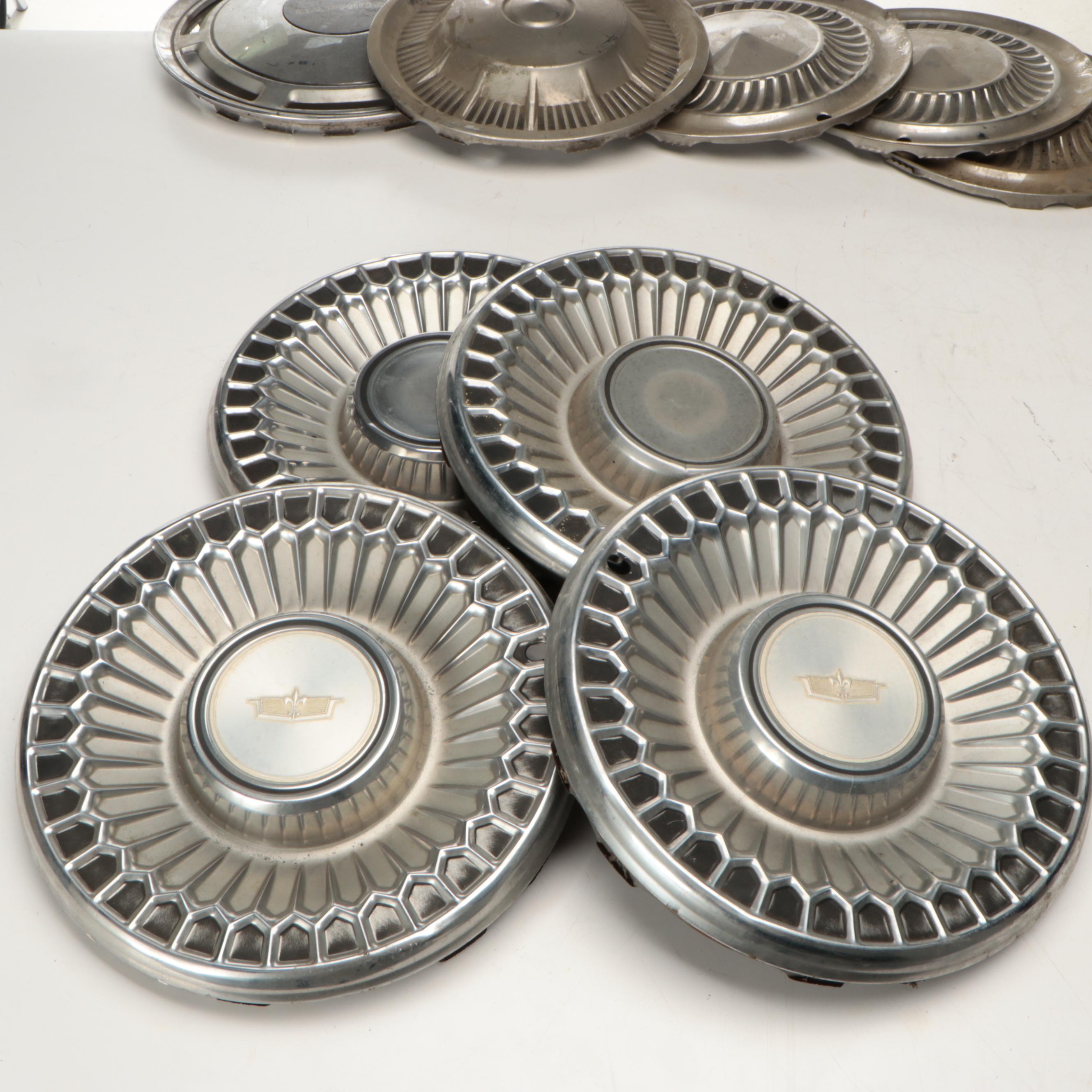 Ford, Chevrolet, Caprice, and More Metal Hubcaps