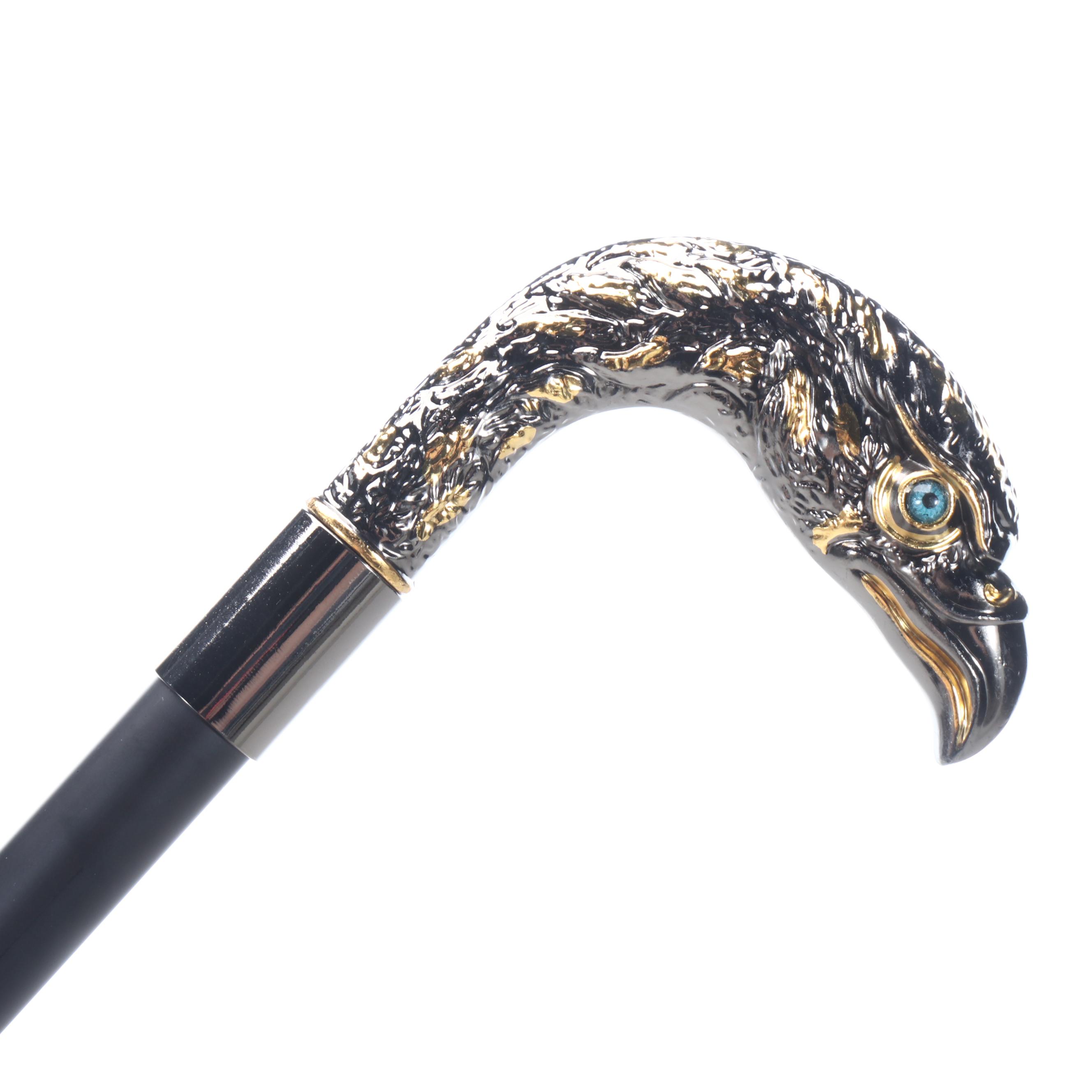 Embossed Eagle Head Adjustable Sword Cane