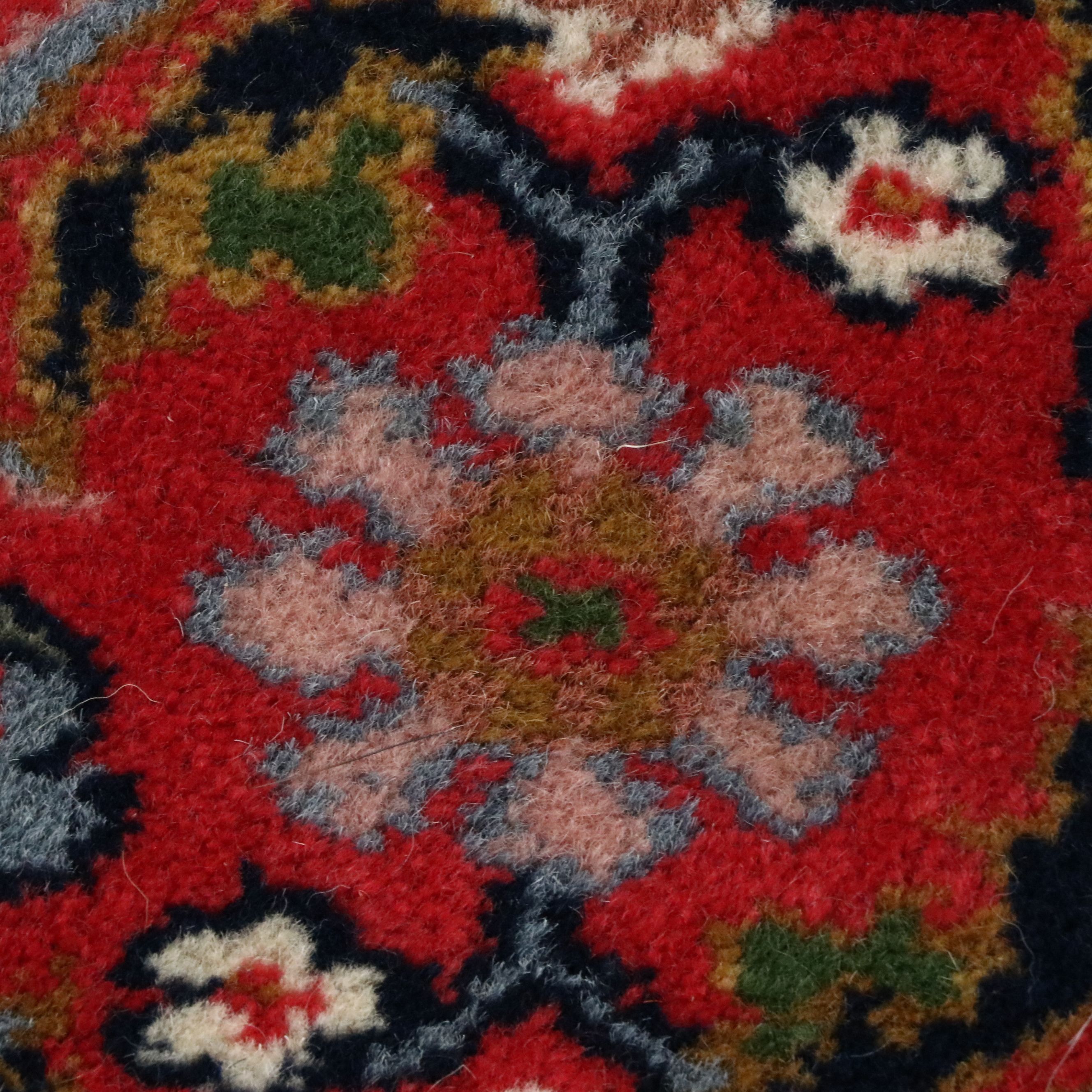 9'2 x 12'4 Hand-Knotted Indo-Persian Veramin Room-Sized Rug