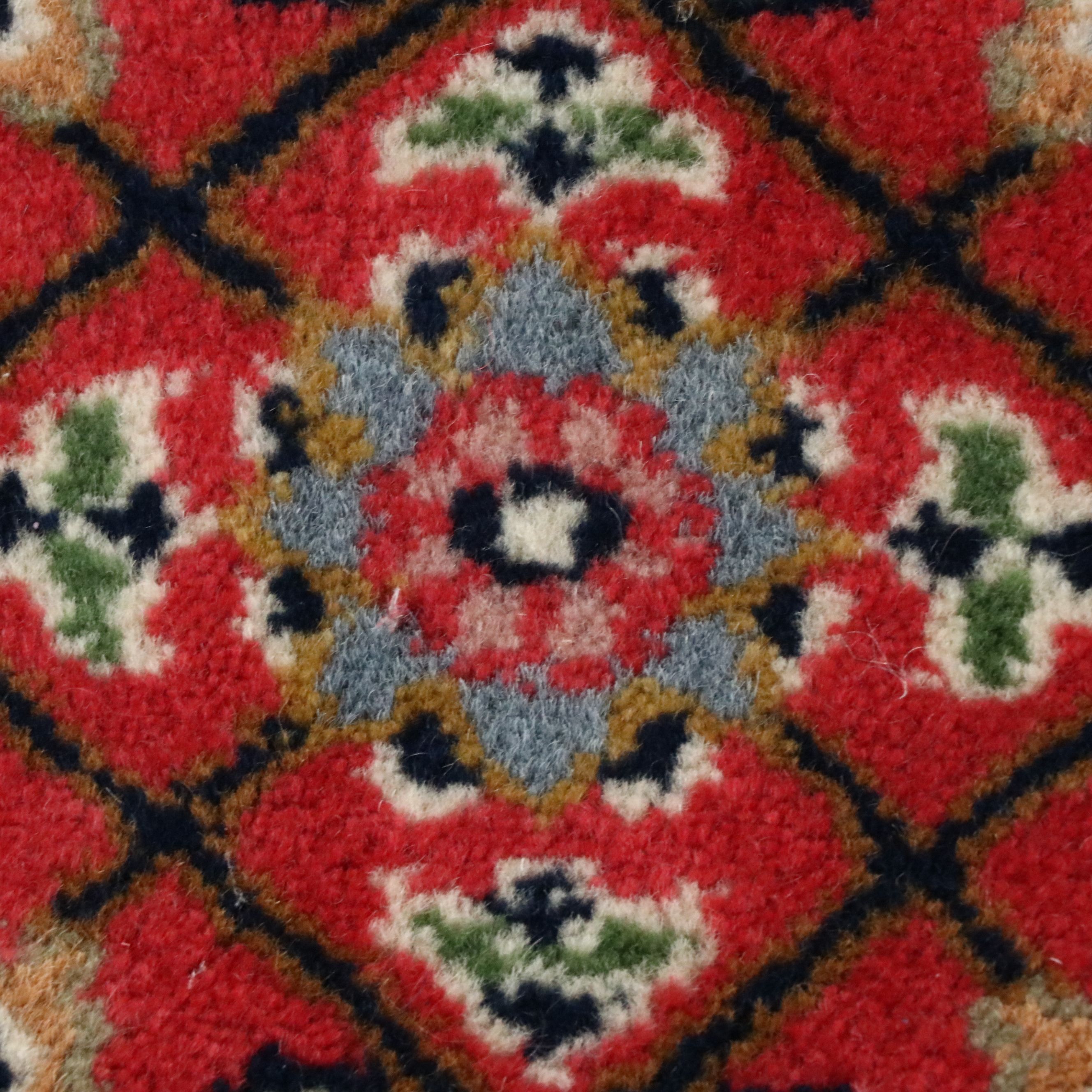 9'2 x 12'4 Hand-Knotted Indo-Persian Veramin Room-Sized Rug