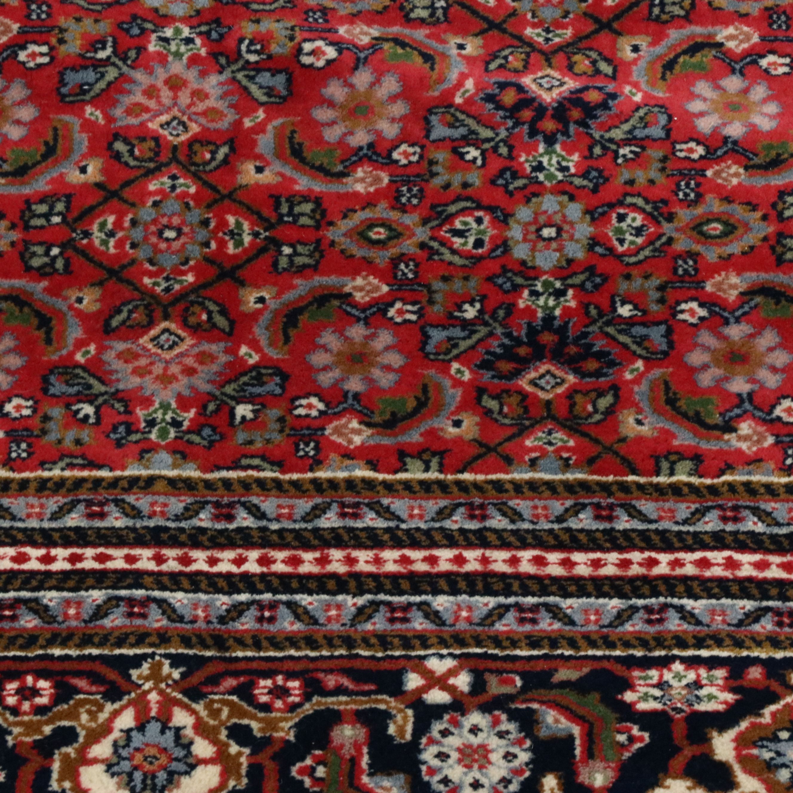 9'2 x 12'4 Hand-Knotted Indo-Persian Veramin Room-Sized Rug